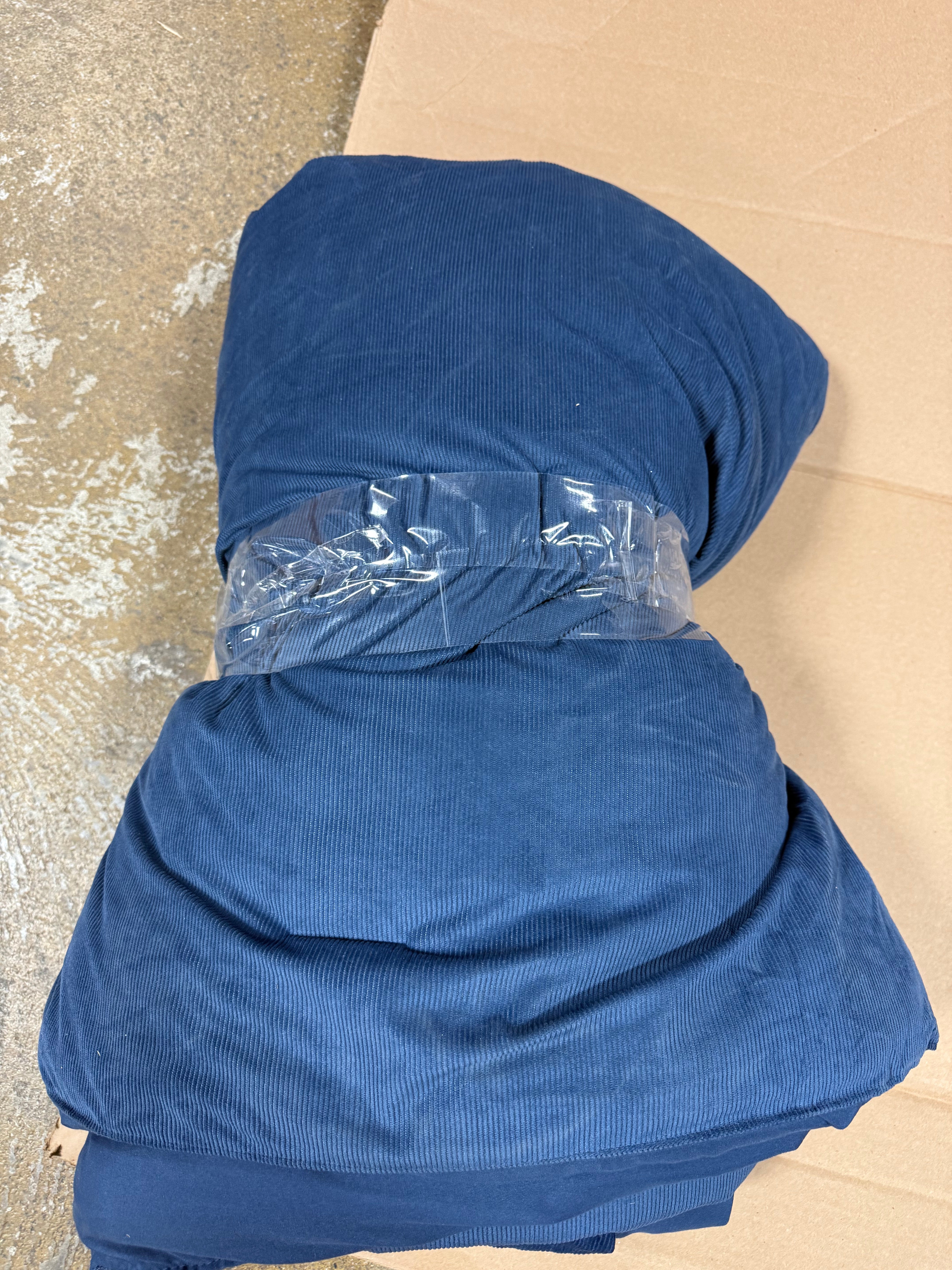 Teen Twin/Twin XL Corduroy Comforter Set Blue