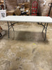 Folding Banquet Table Off White