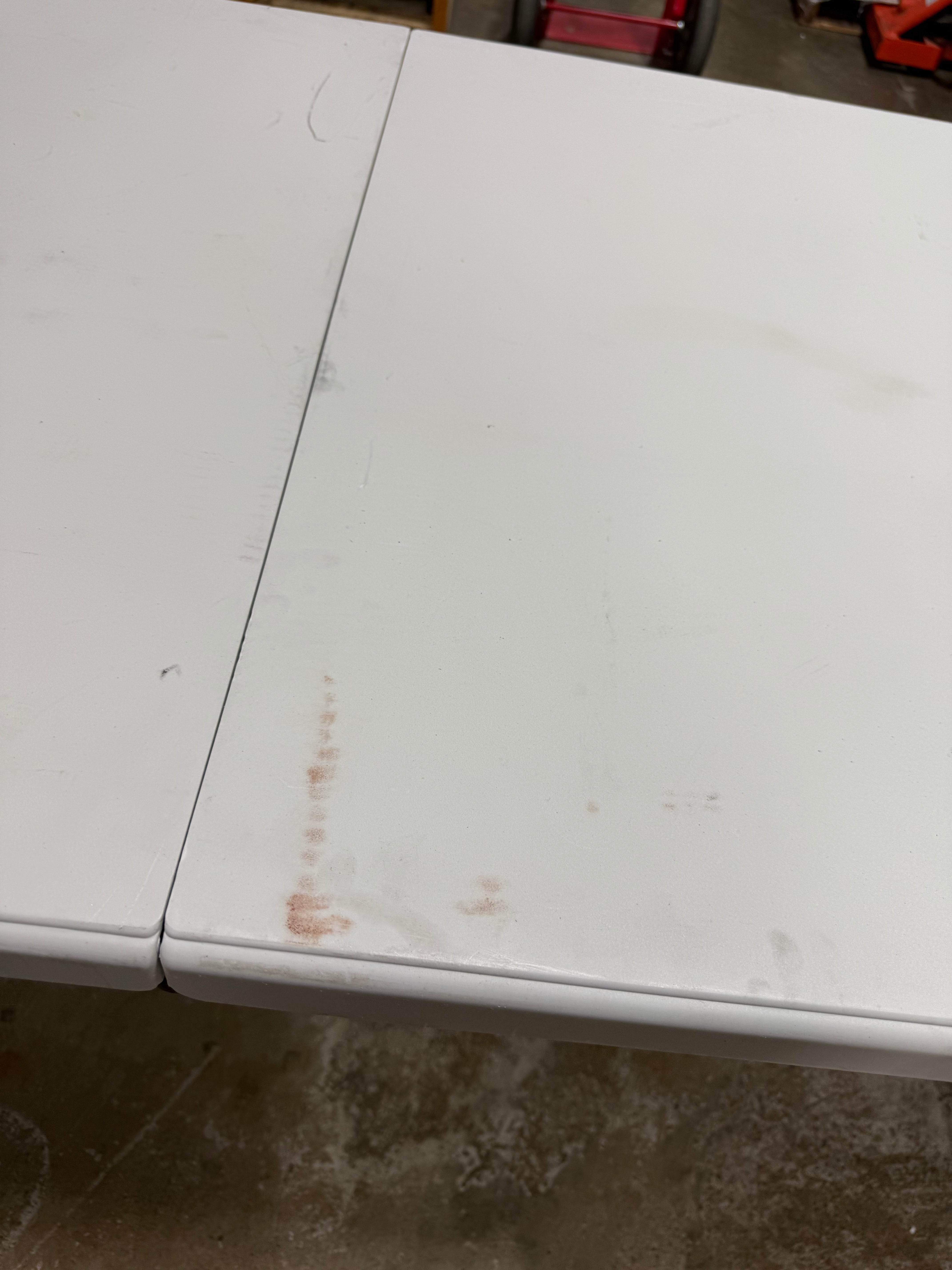 Folding Banquet Table Off White