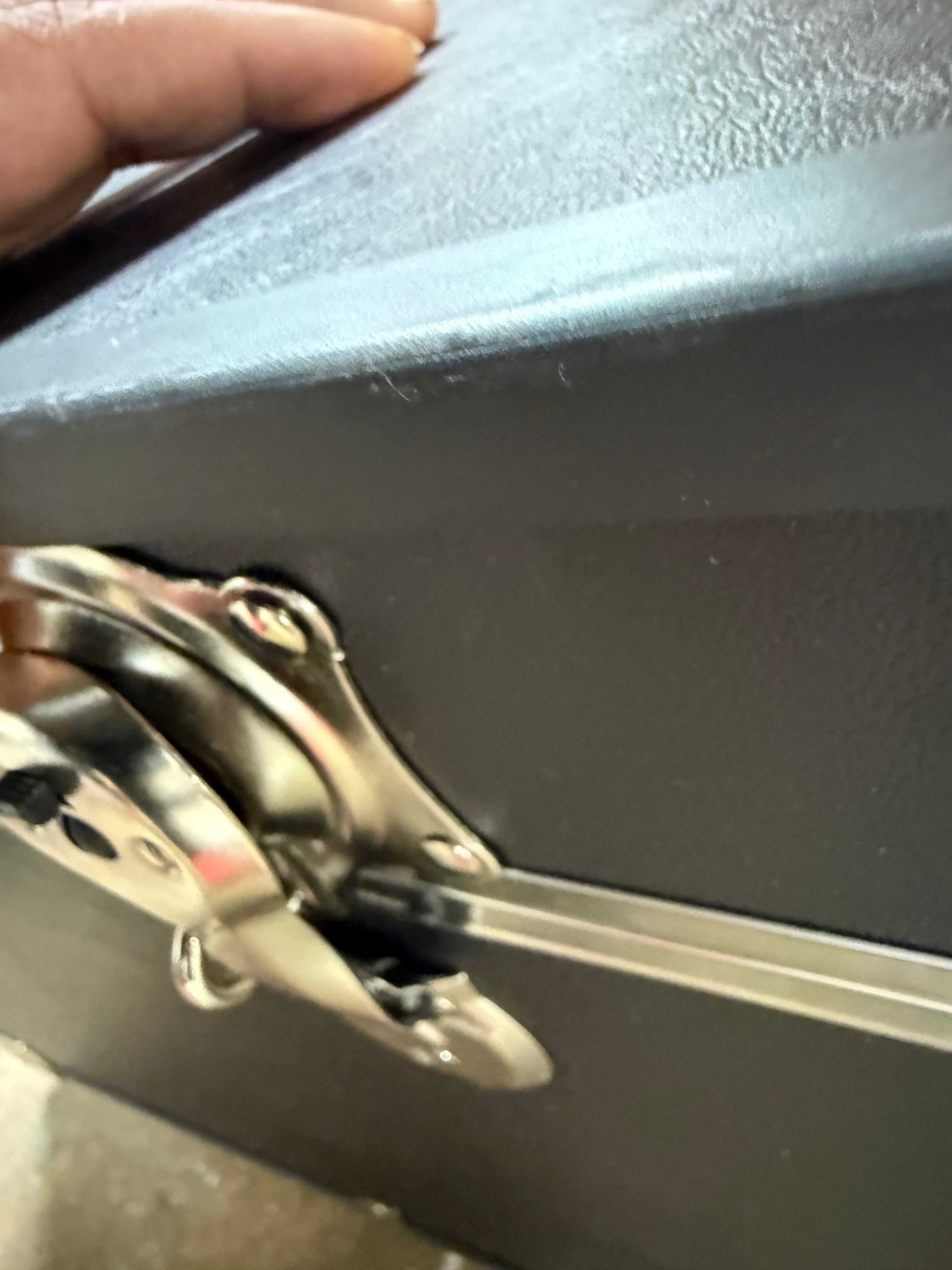 Trunk with Wheels & Lock, Black