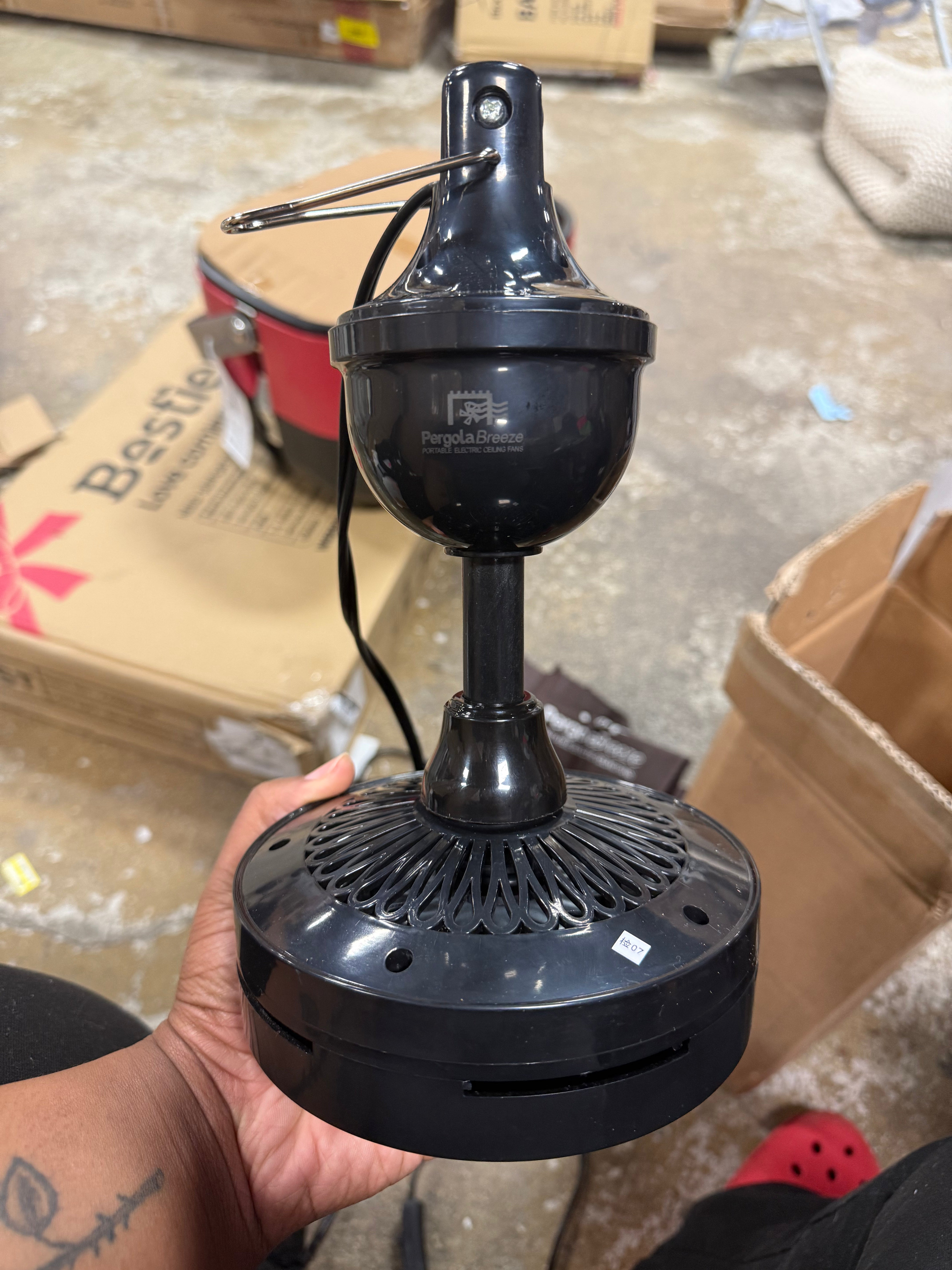 Pergola Portable Ceiling Fan