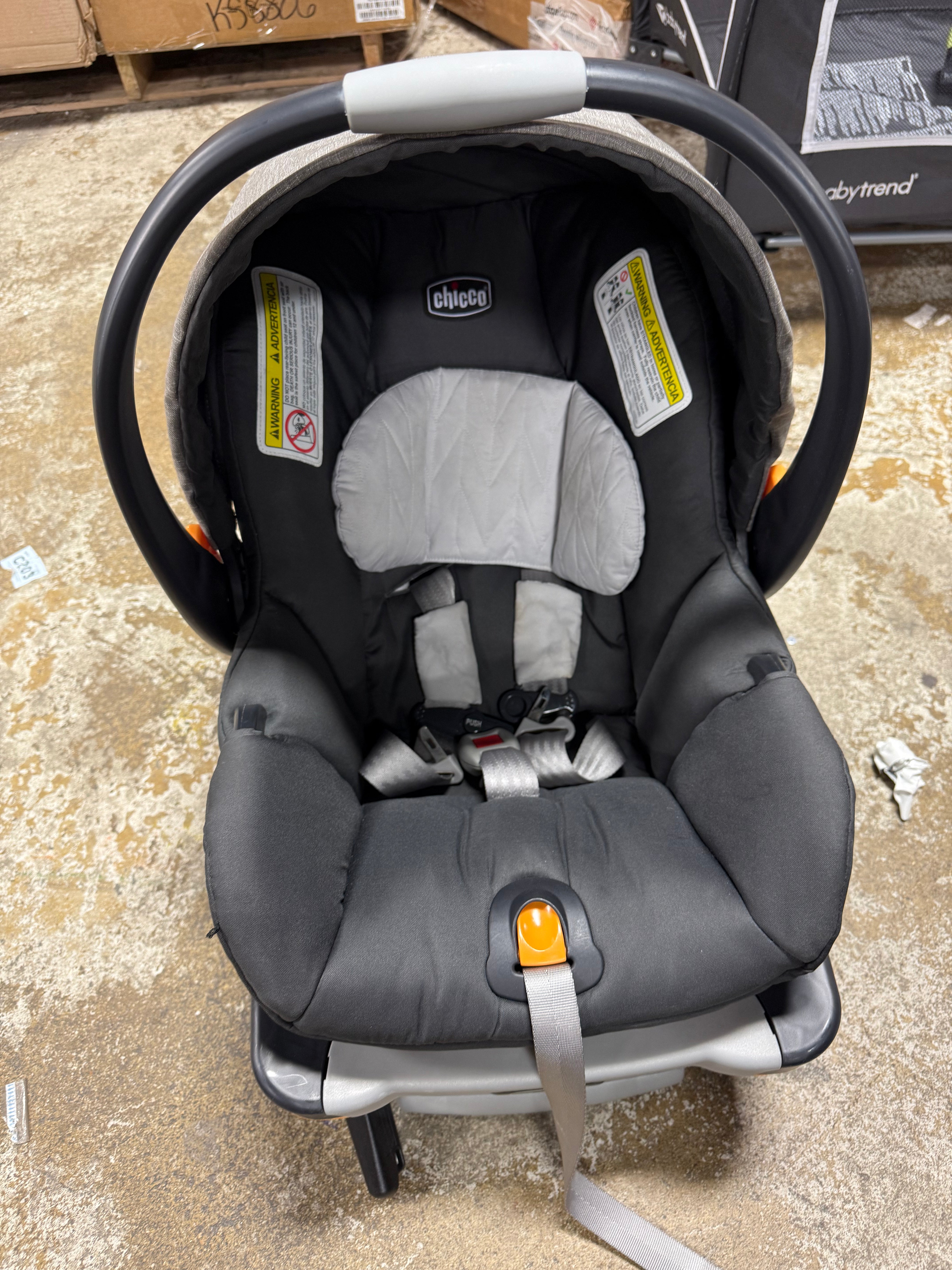 KeyFit ClearTex Infant Car Seat - Black