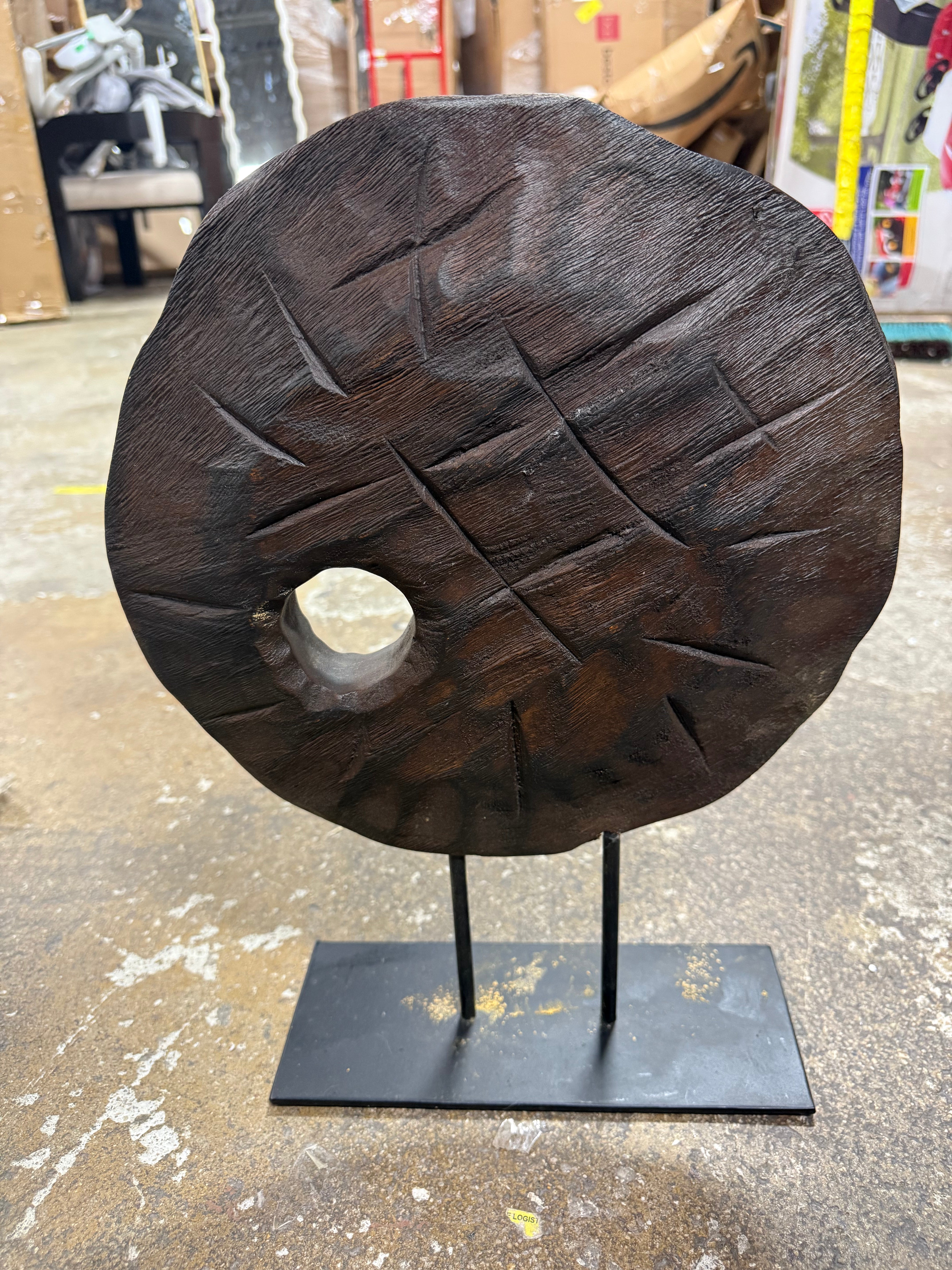 Ashley Dashburn Sculpture in Antiqued Brown and Black