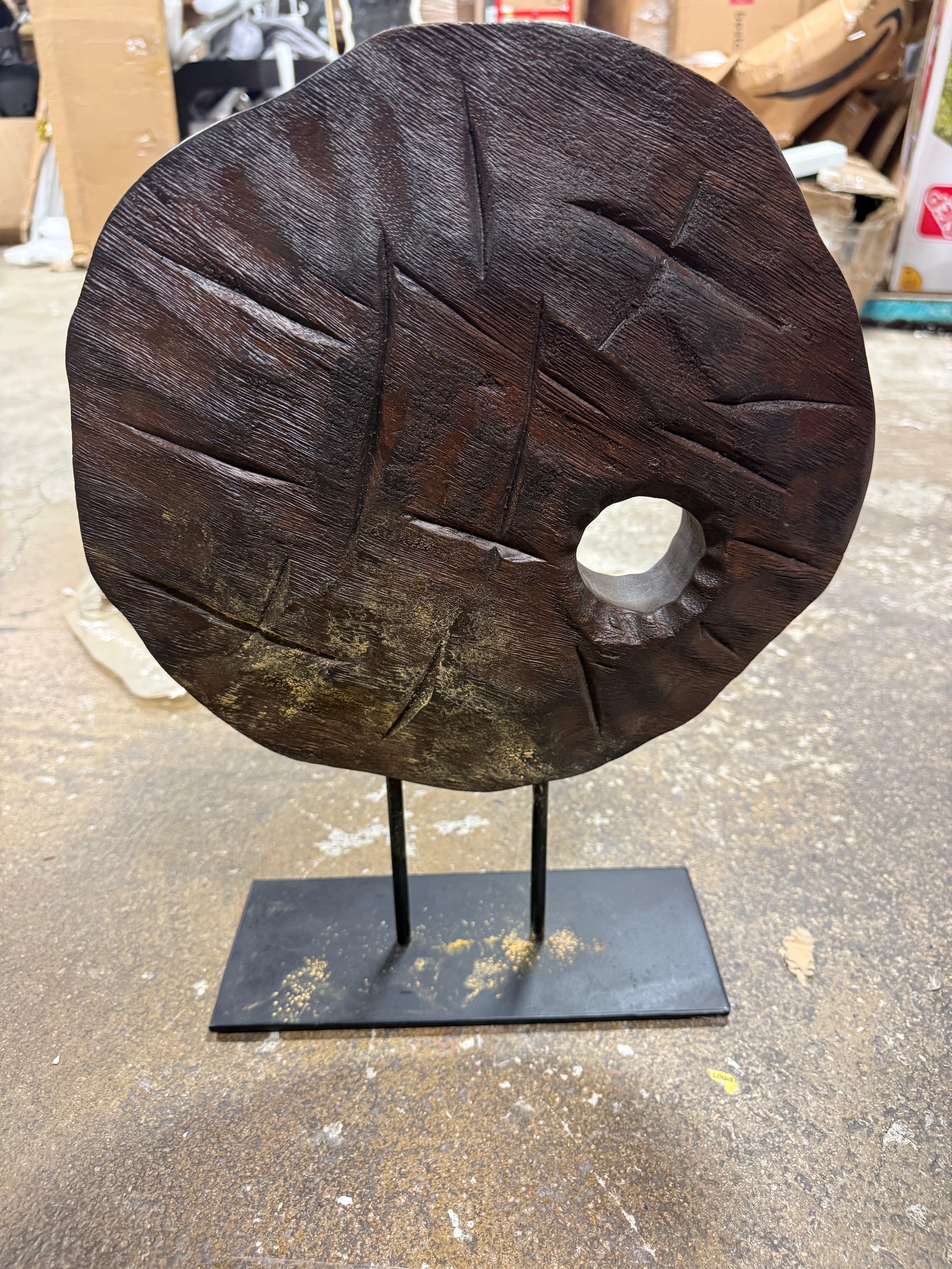 Ashley Dashburn Sculpture in Antiqued Brown and Black