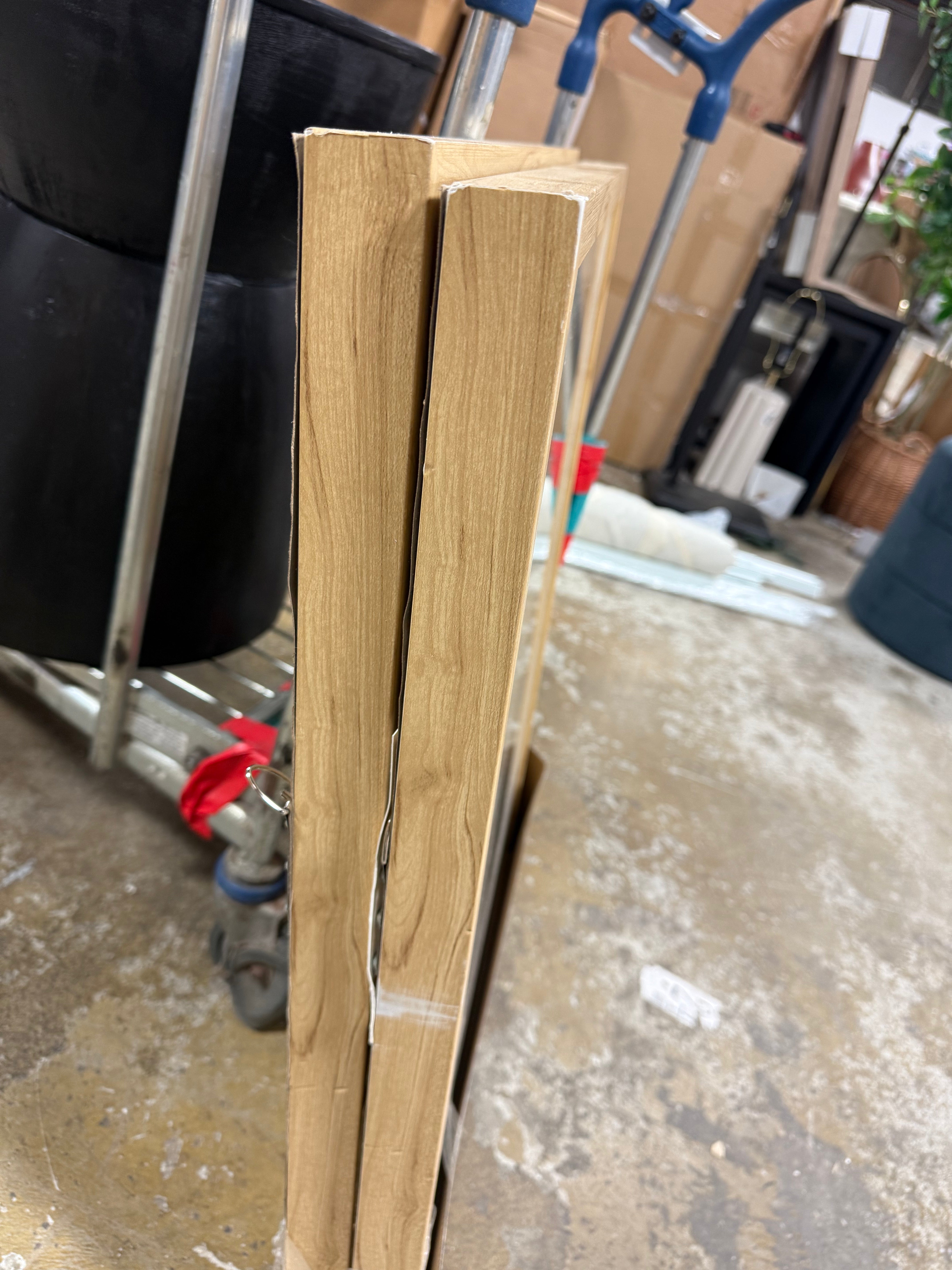 (Set of 2) Textured Fabric Framed Wall Art