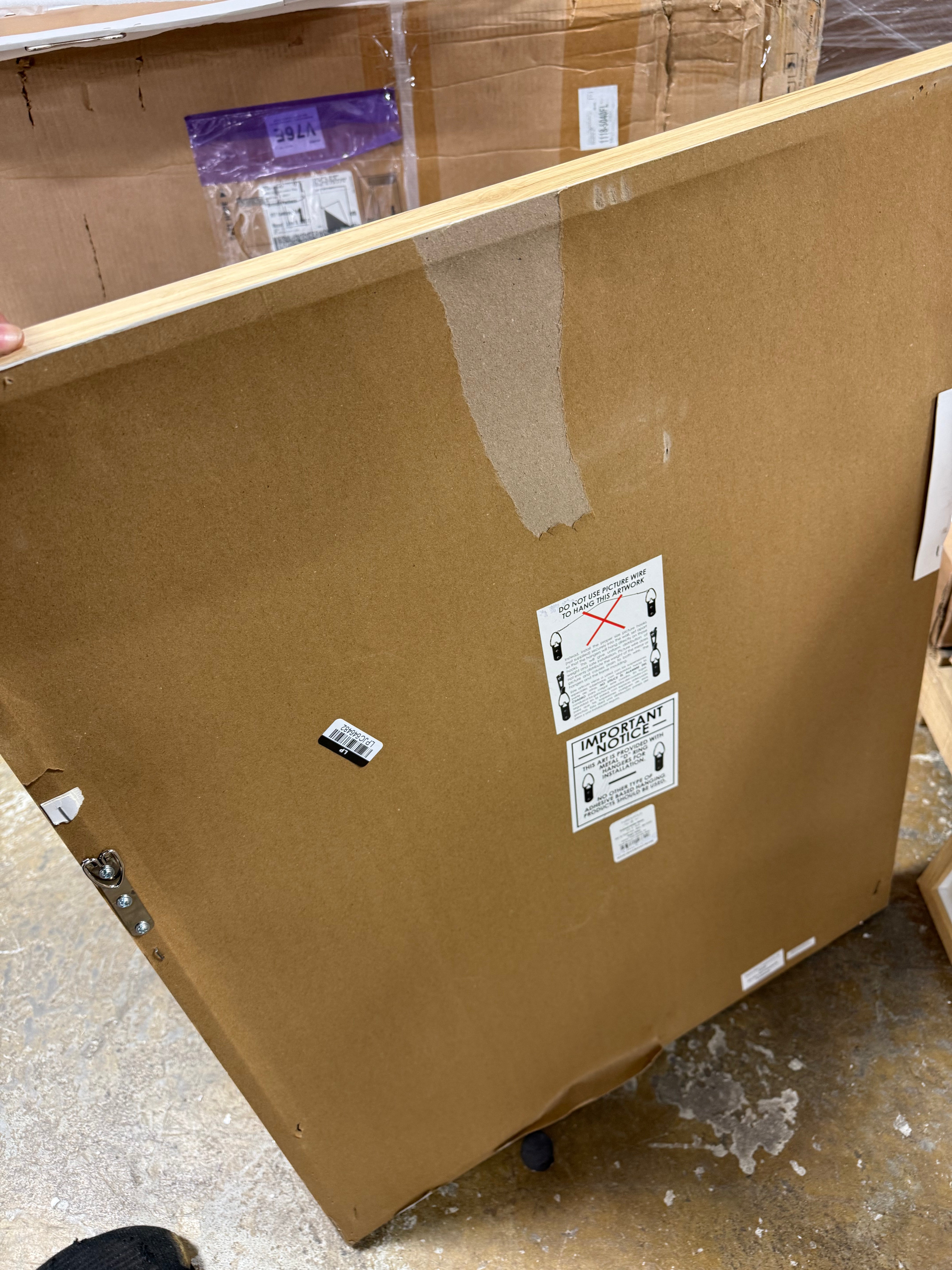 (Set of 2) Textured Fabric Framed Wall Art