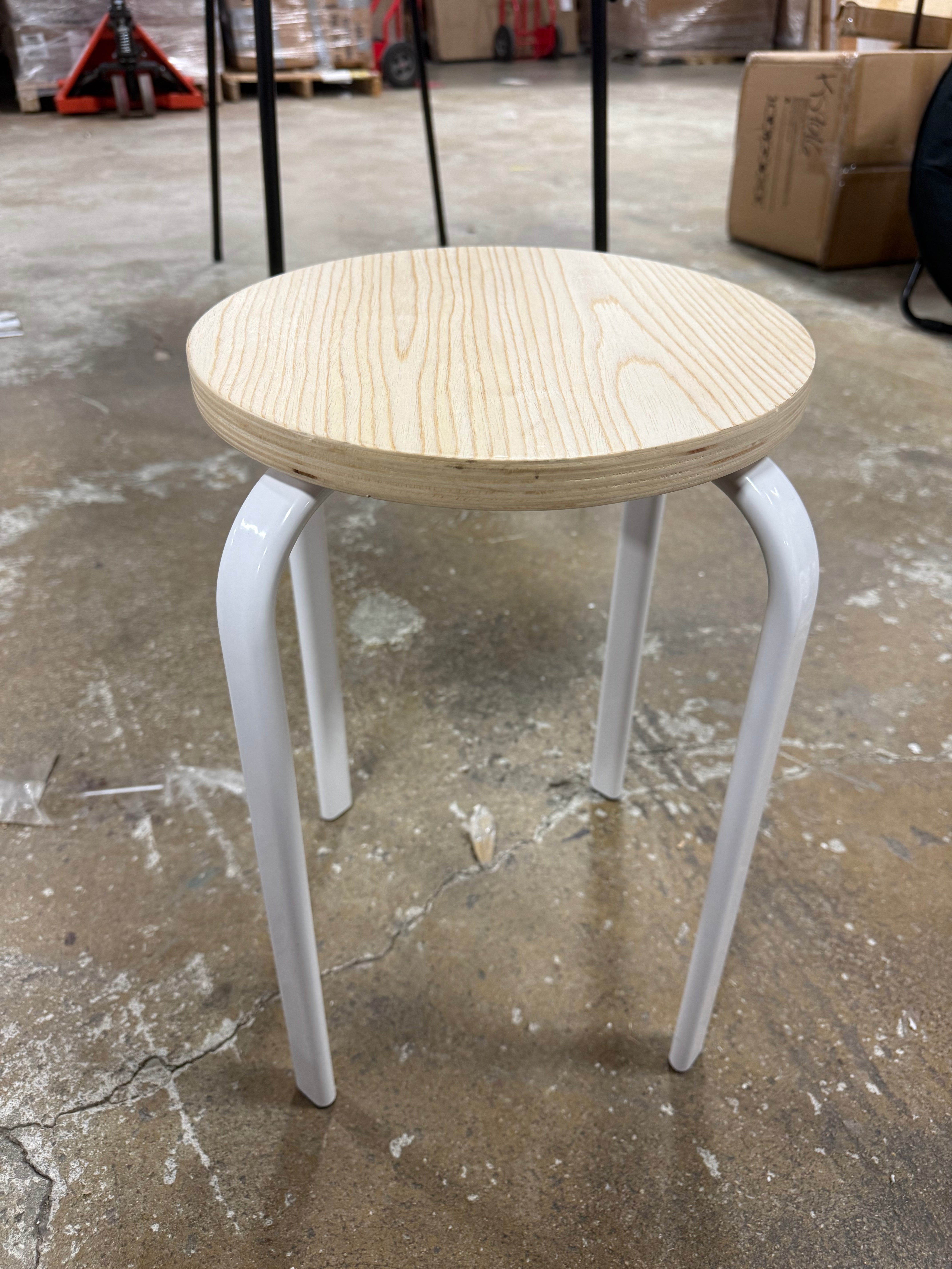 1-Piece Stackable Accent Stool