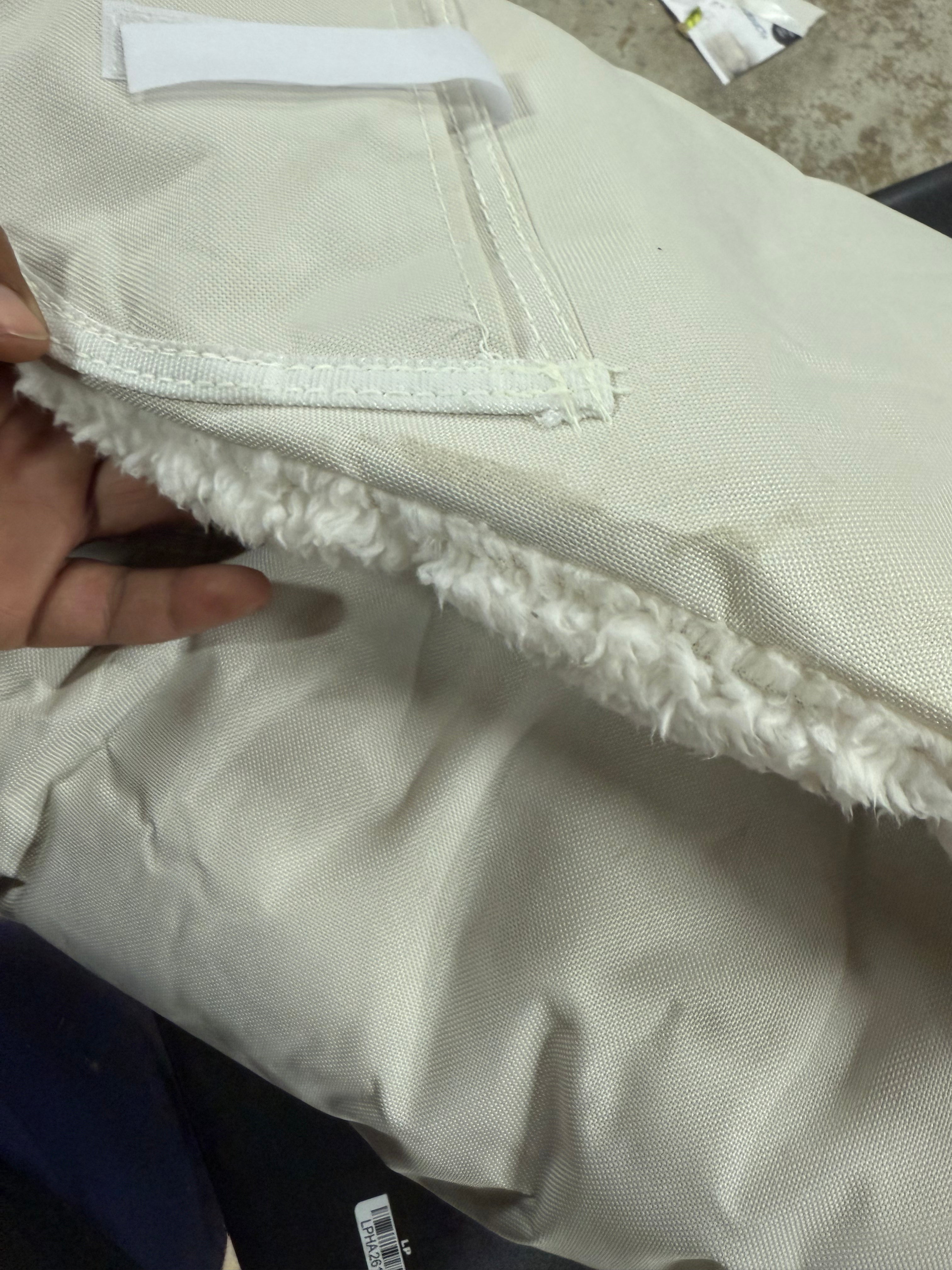 Butterfly Chair Faux Shearling Cream