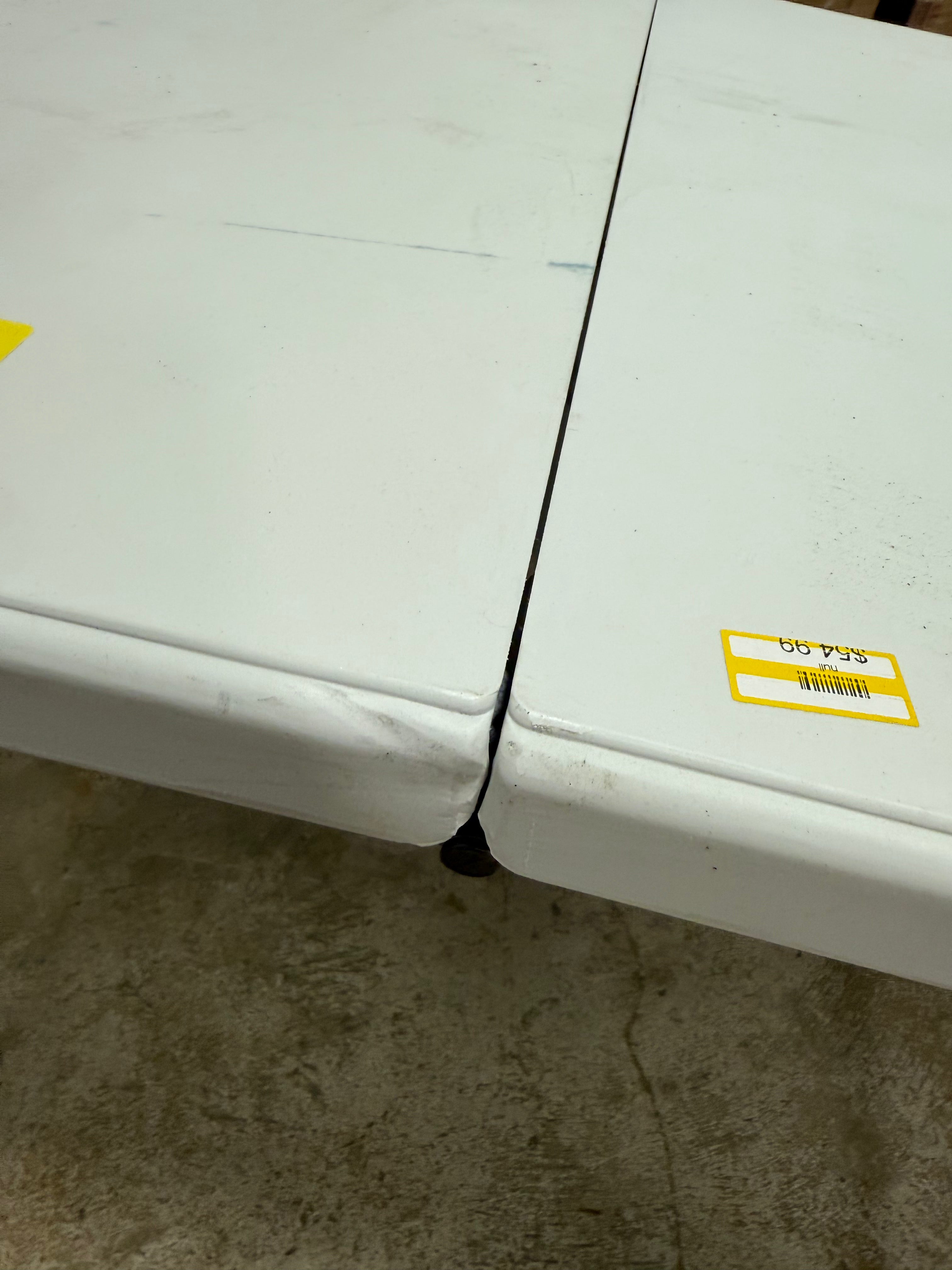 Folding Banquet Table Off White