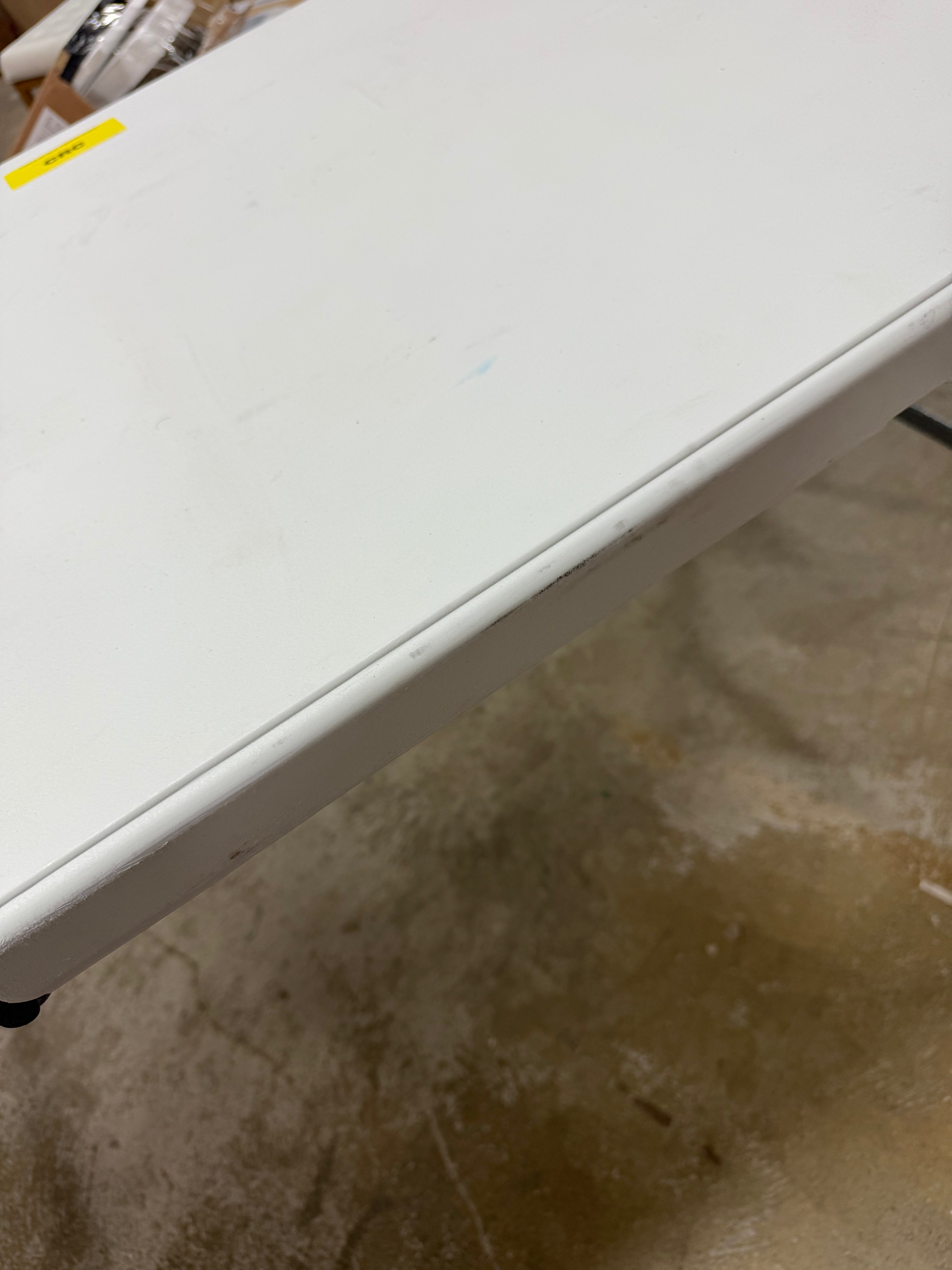 Folding Banquet Table Off White