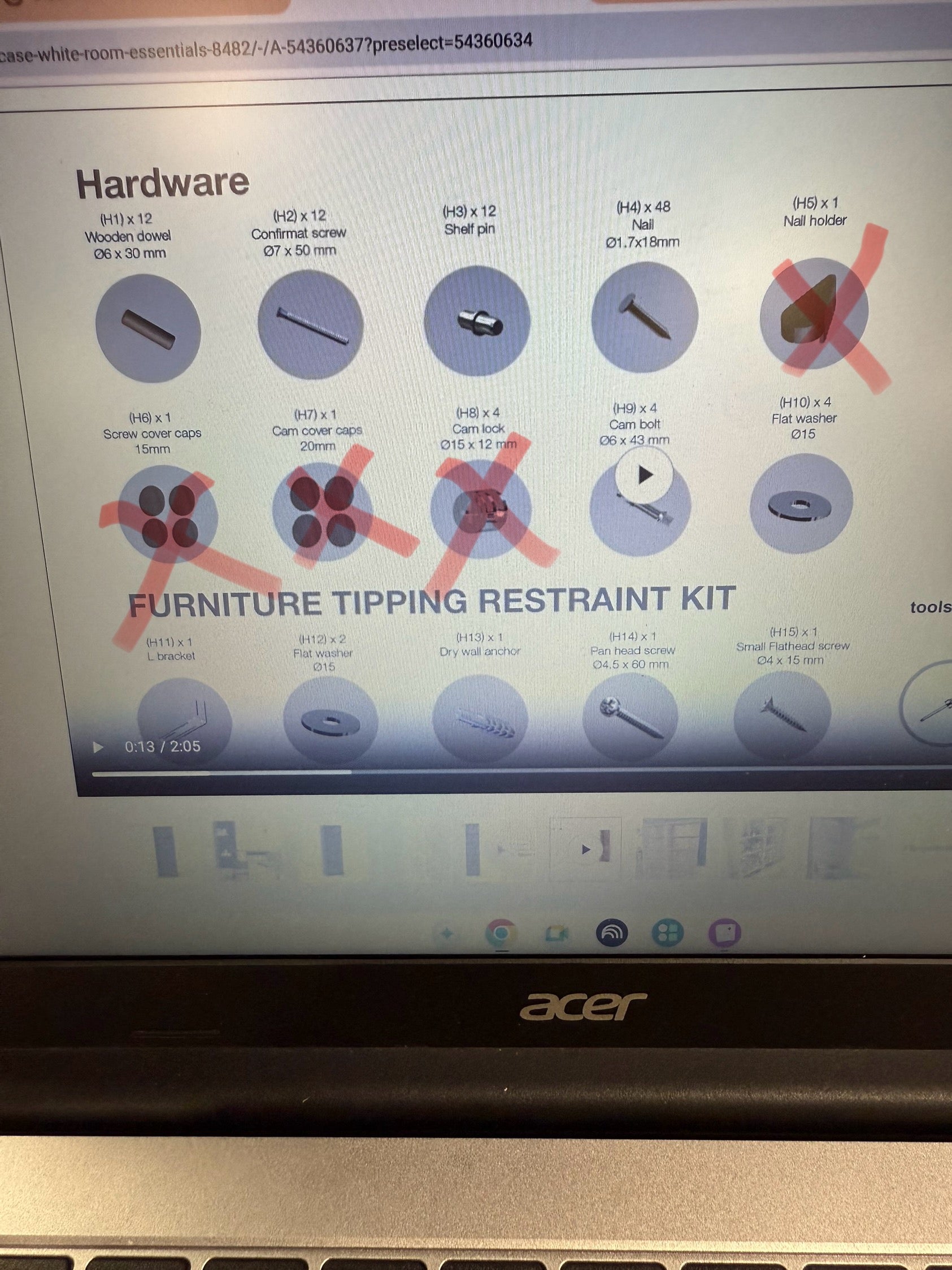 5 Shelf Bookcase Natural