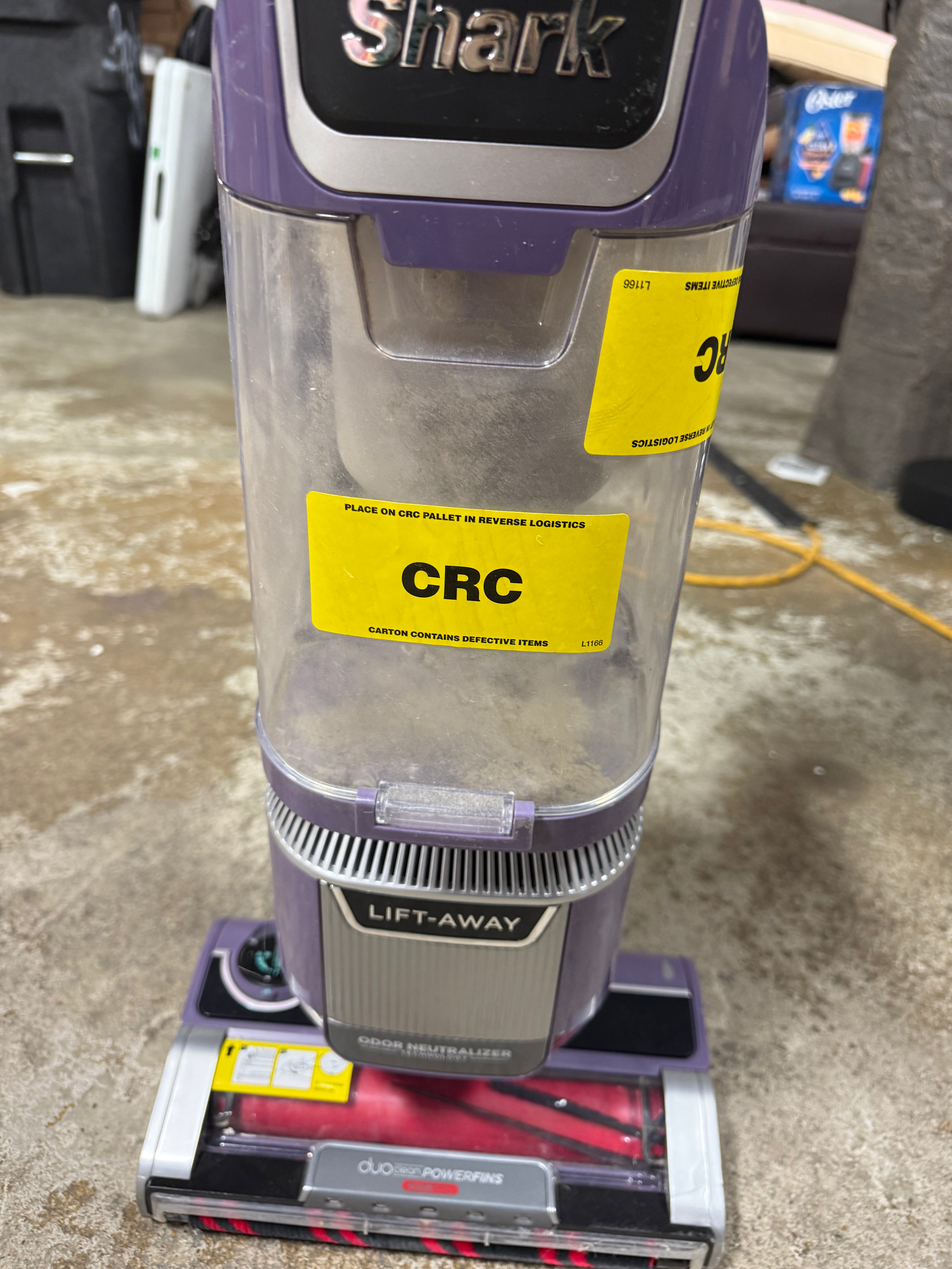 Rotator Pet Lift-Away ADV Upright Vacuum with Duo Clean Power Fins Hair Pro & Odor Neutralizer