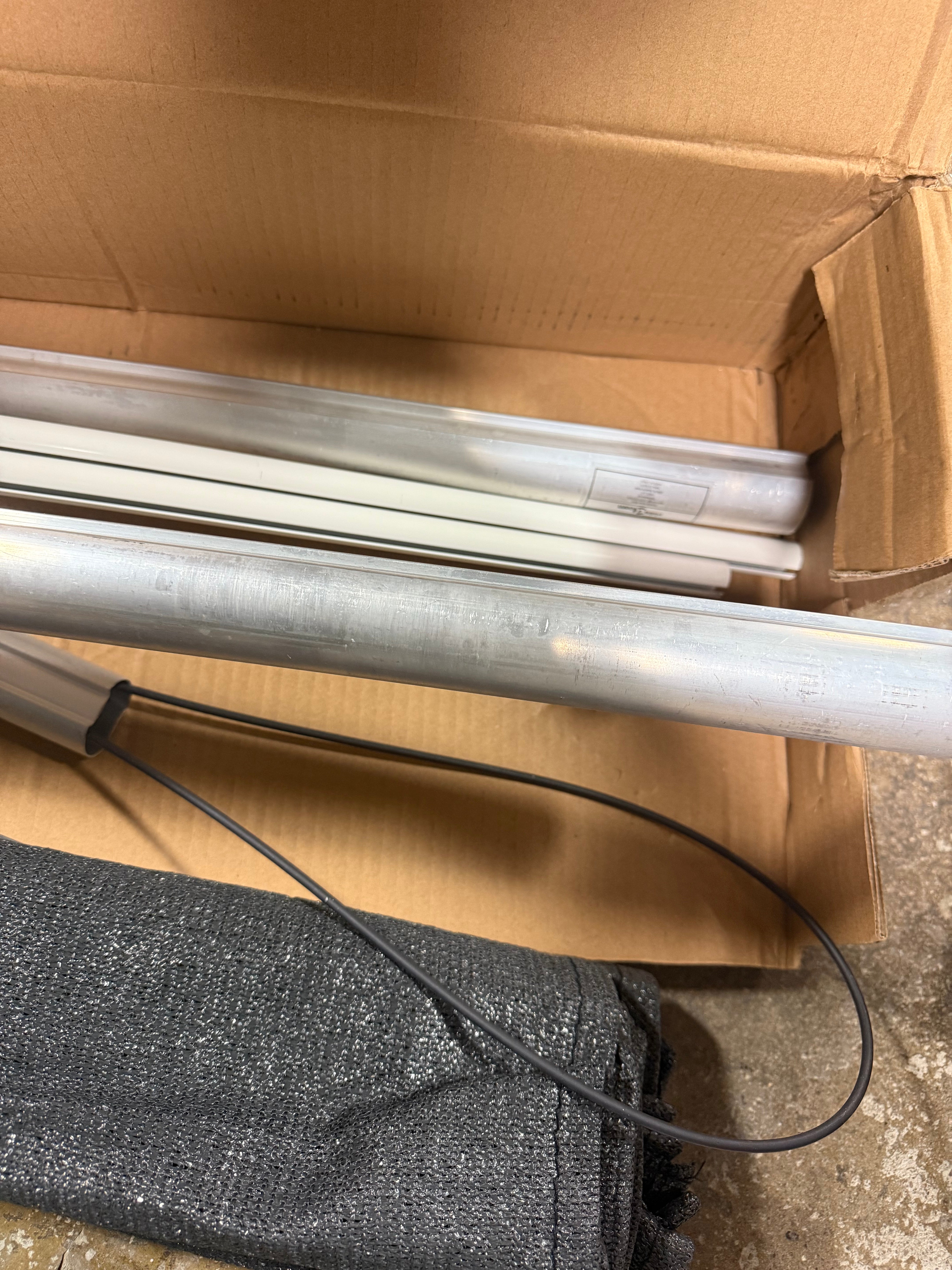 Outdoor Roller Blind Anthracite vidaXL