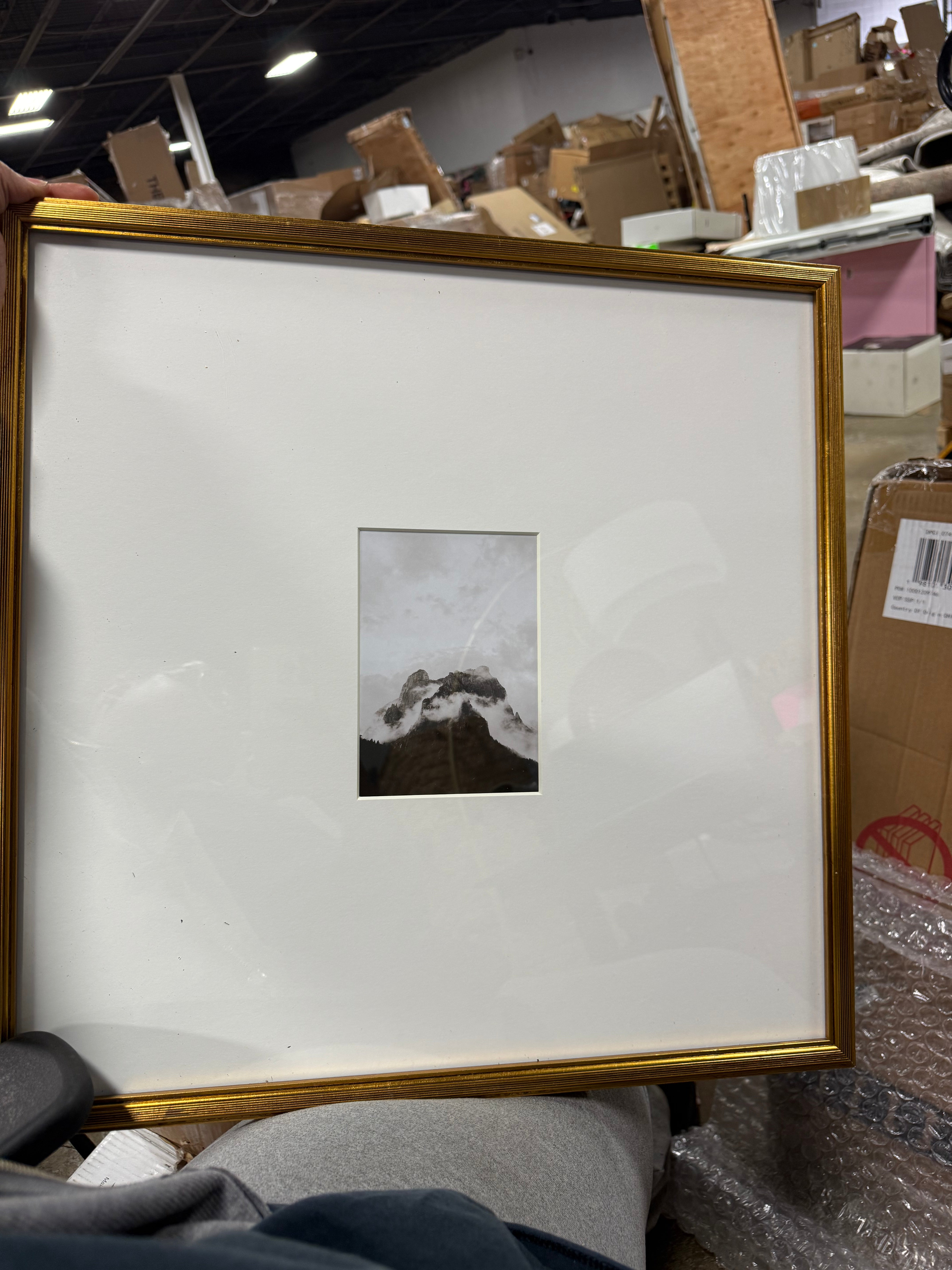 Wall Frame Antique Brass