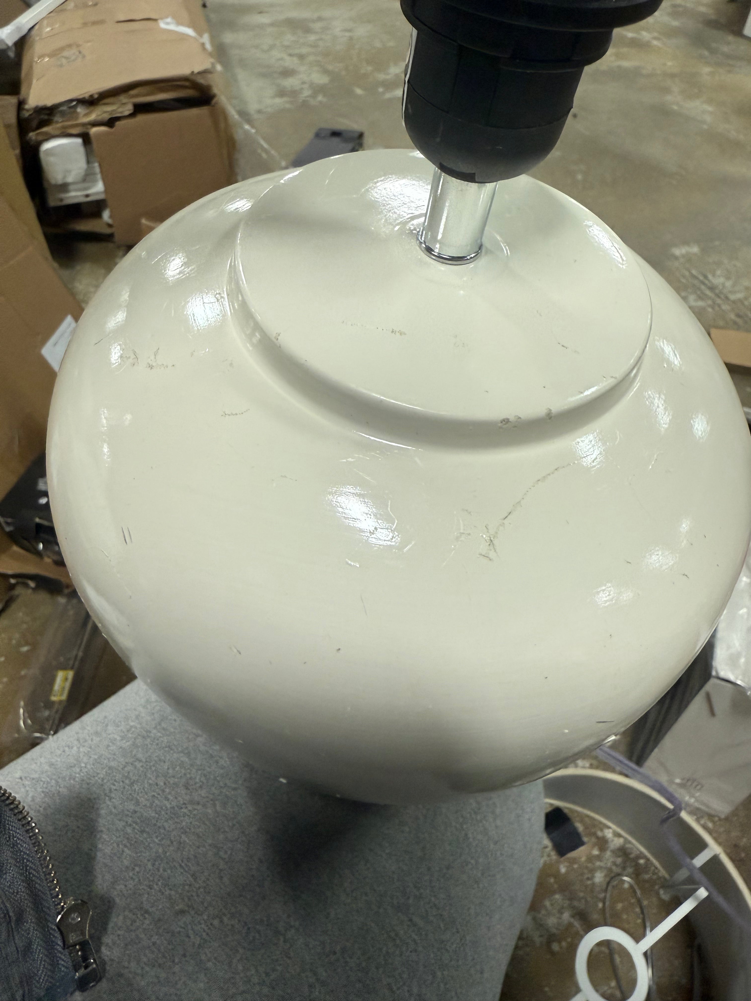 Rustic Ceramic Pot Table Lamp