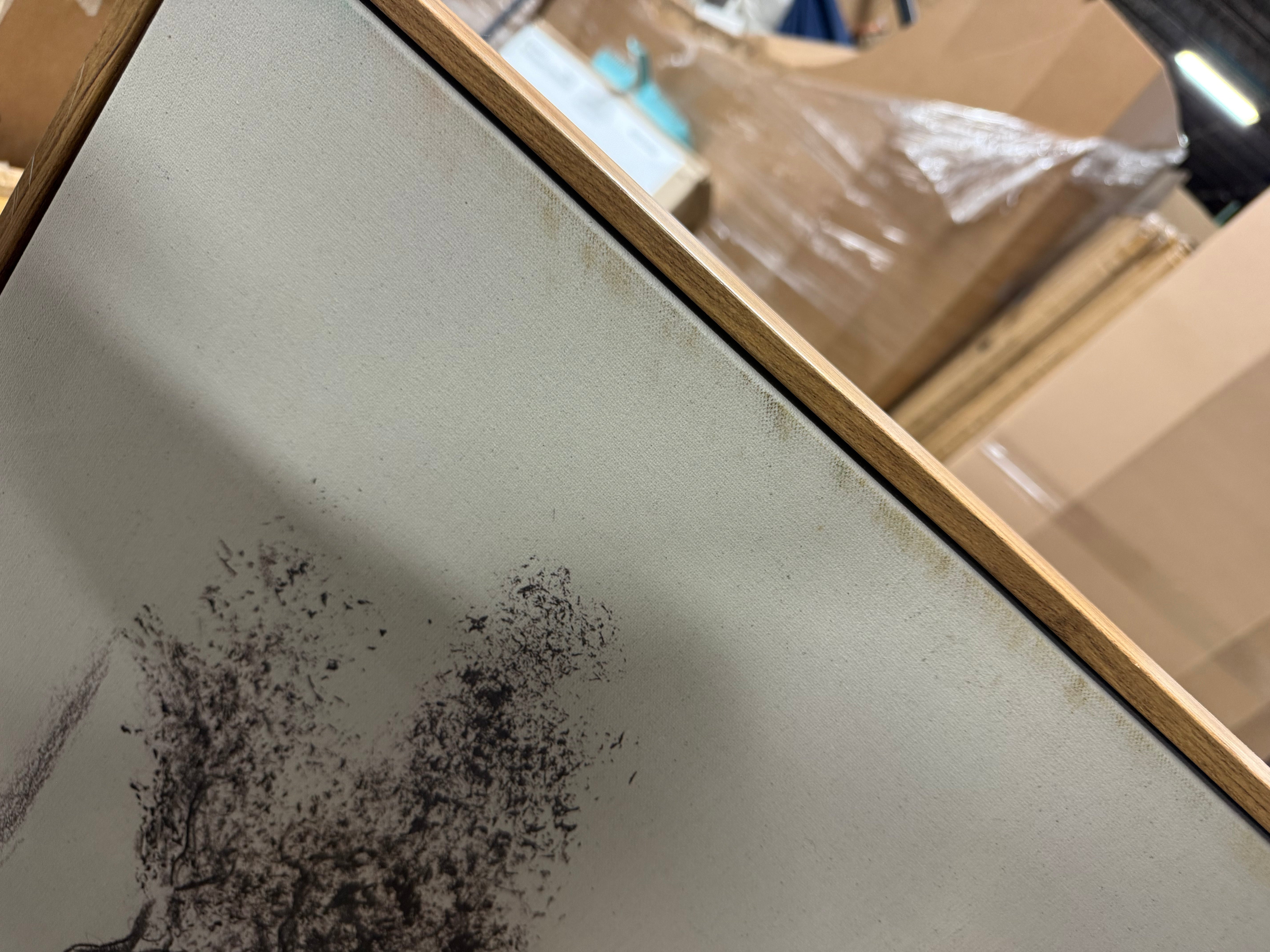 Pen and Ink Tree Framed Wall Canvas