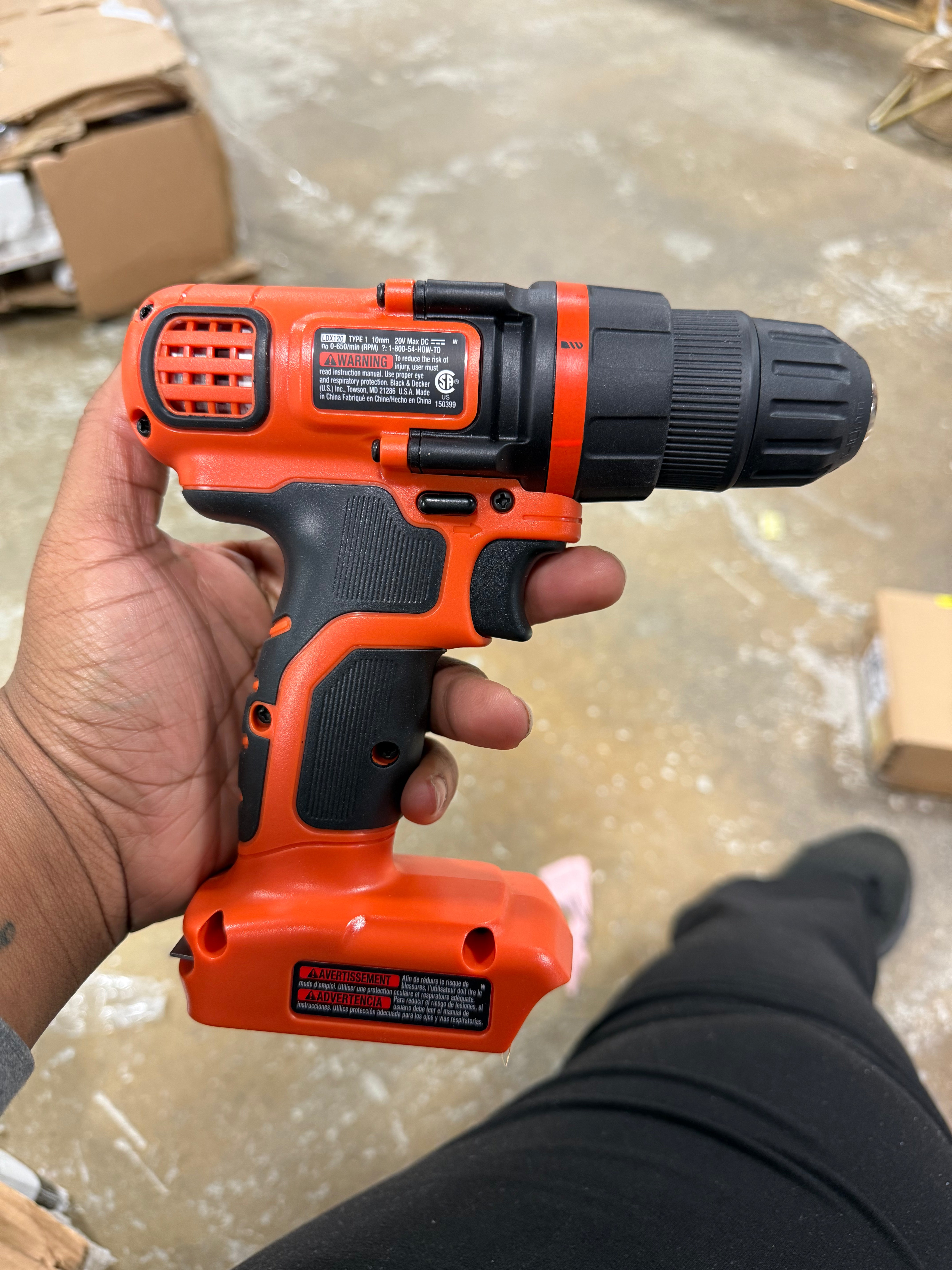 20-Volt MAX* Lithium-Ion Drill-Driver