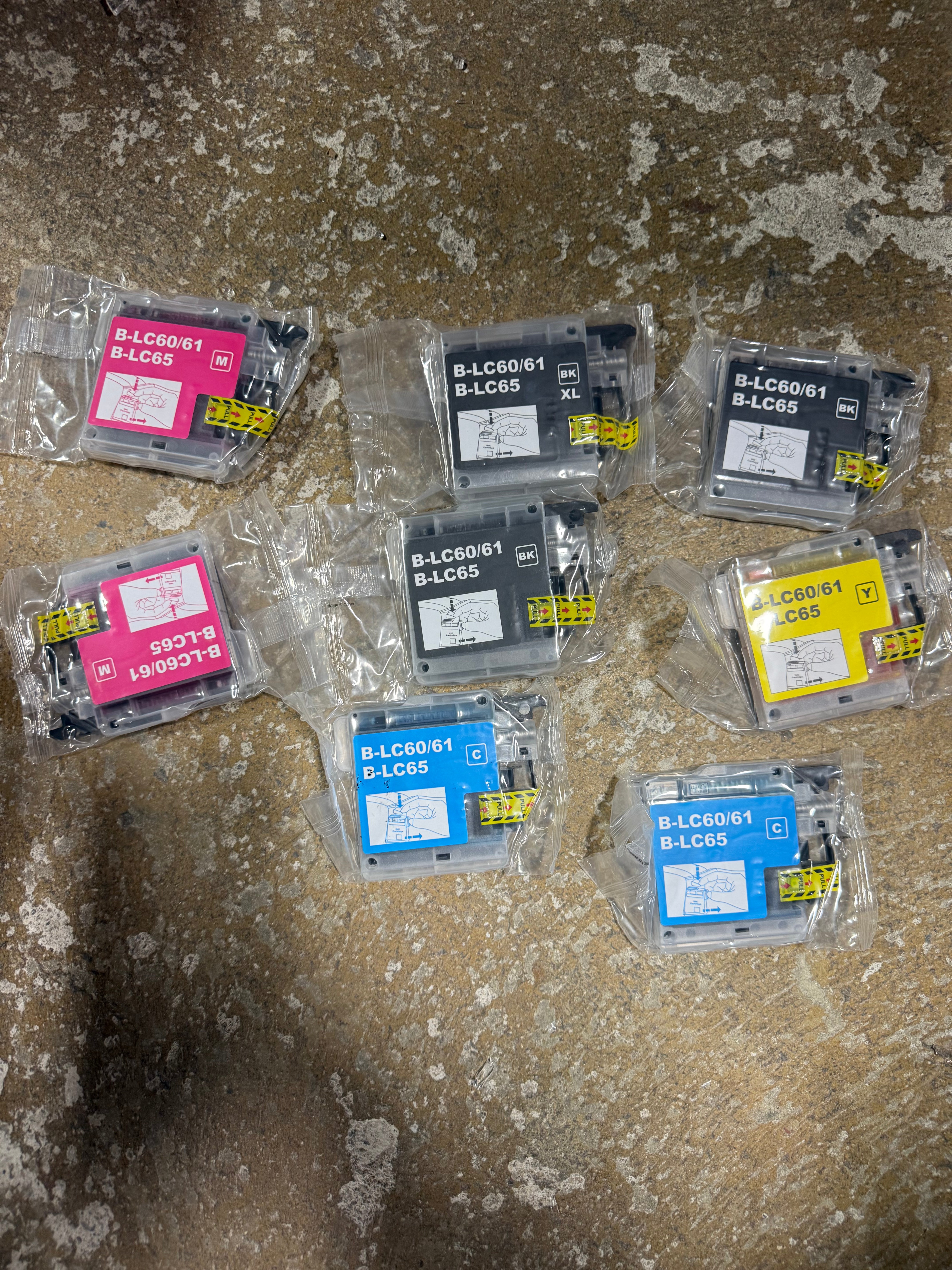 Magenta, Cyan, Yellow, Black, 8 pc