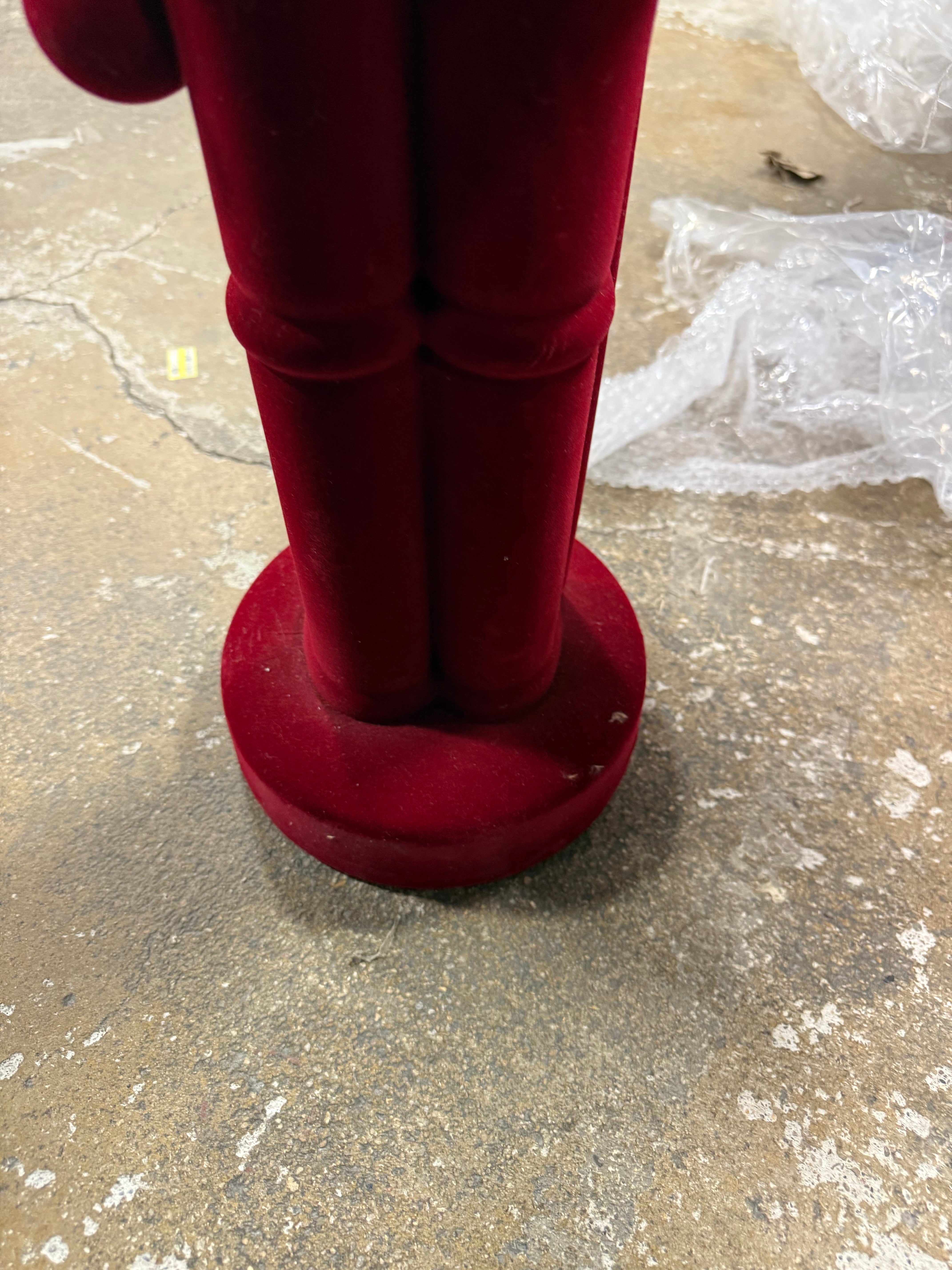 Christmas Flocked Nutcracker