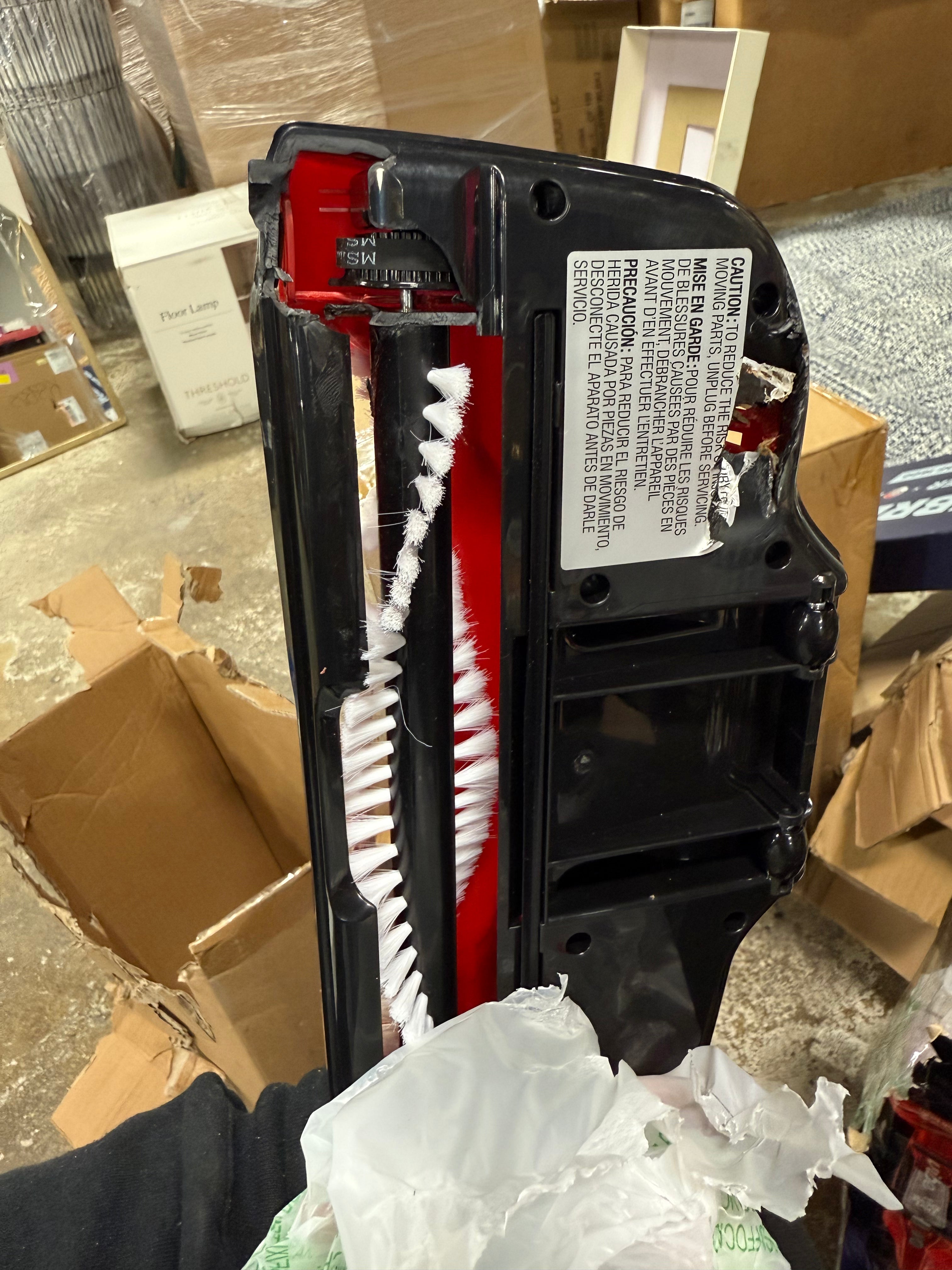 Vibe 3-in-1 Corded Stick Vacuum Cleaner with Removable Hand Held Vacuum: Lightweight, Bagless, Red