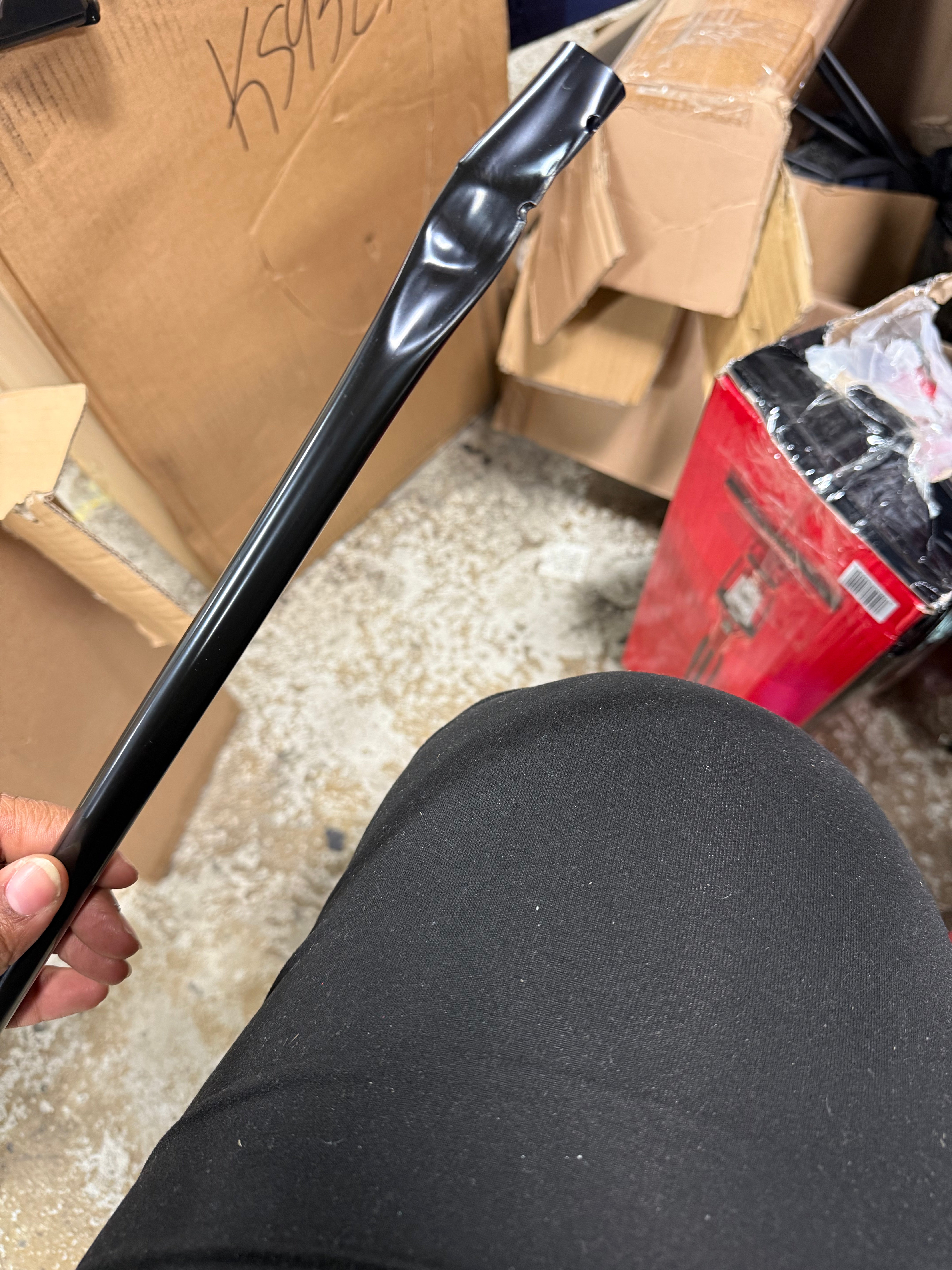 Vibe 3-in-1 Corded Stick Vacuum Cleaner with Removable Hand Held Vacuum: Lightweight, Bagless, Red