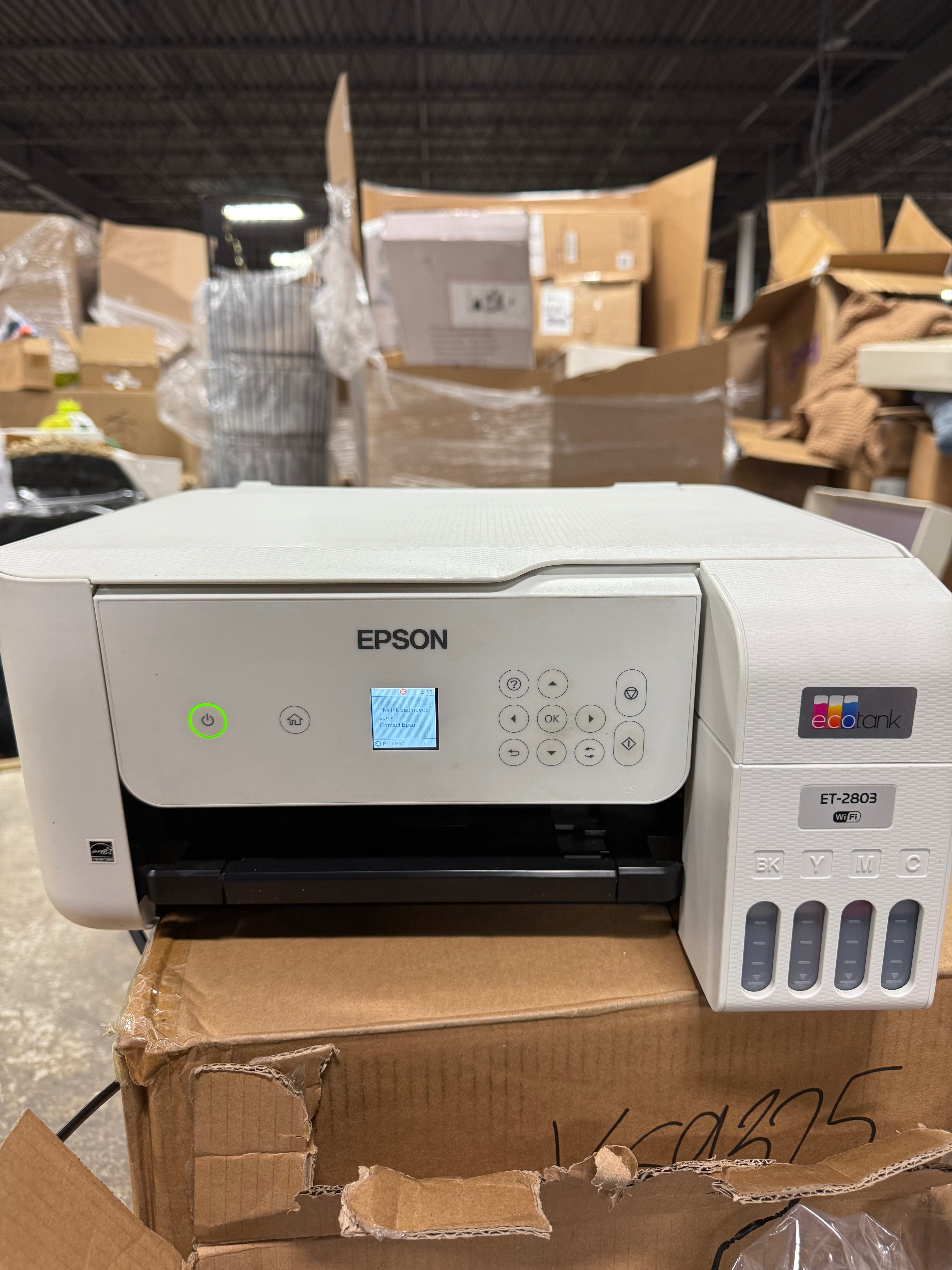 EcoTank Wireless Color All-in-One Cartridge-Free Supertank Printer: Inkjet, Wi-Fi, Apple AirPrint