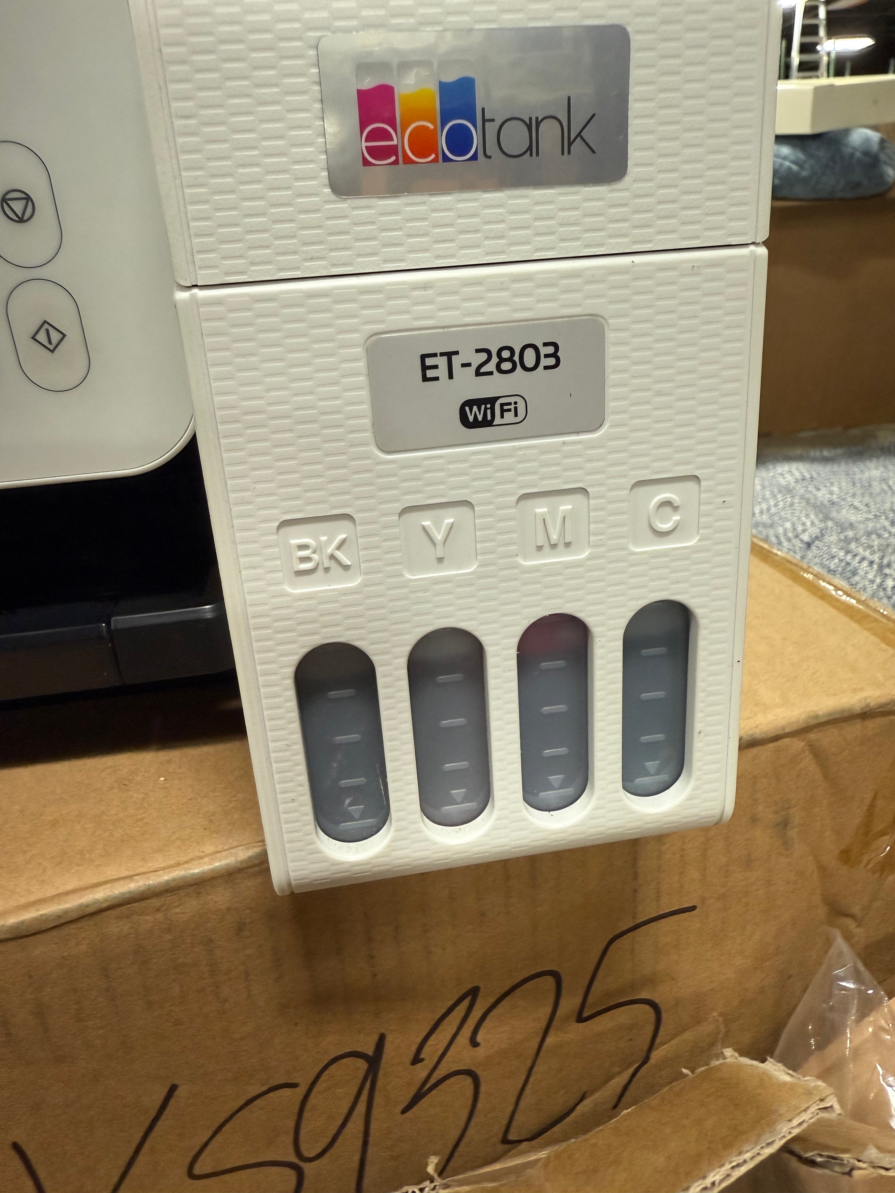 EcoTank Wireless Color All-in-One Cartridge-Free Supertank Printer: Inkjet, Wi-Fi, Apple AirPrint