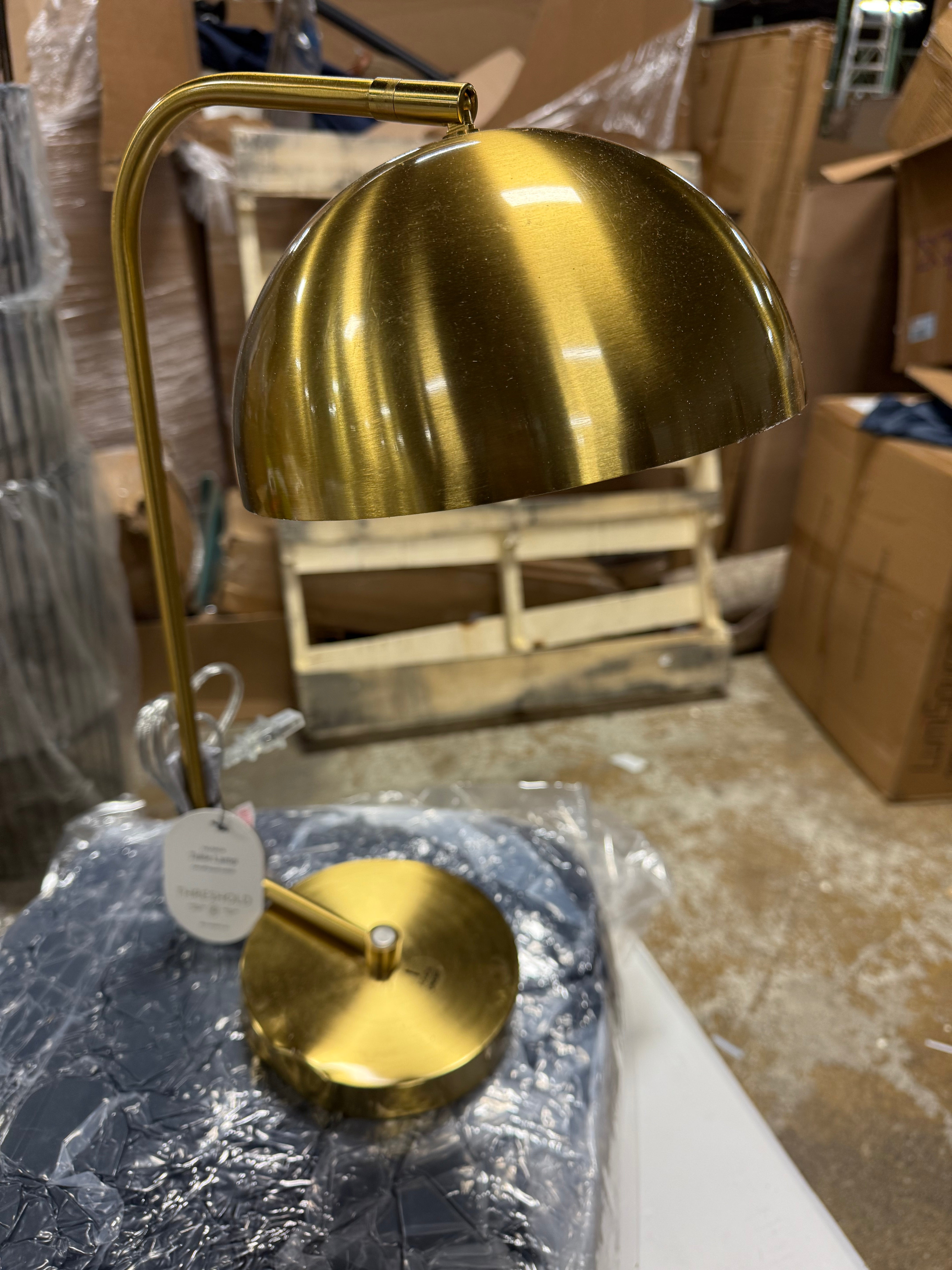 Glossy Metal Table Lamp