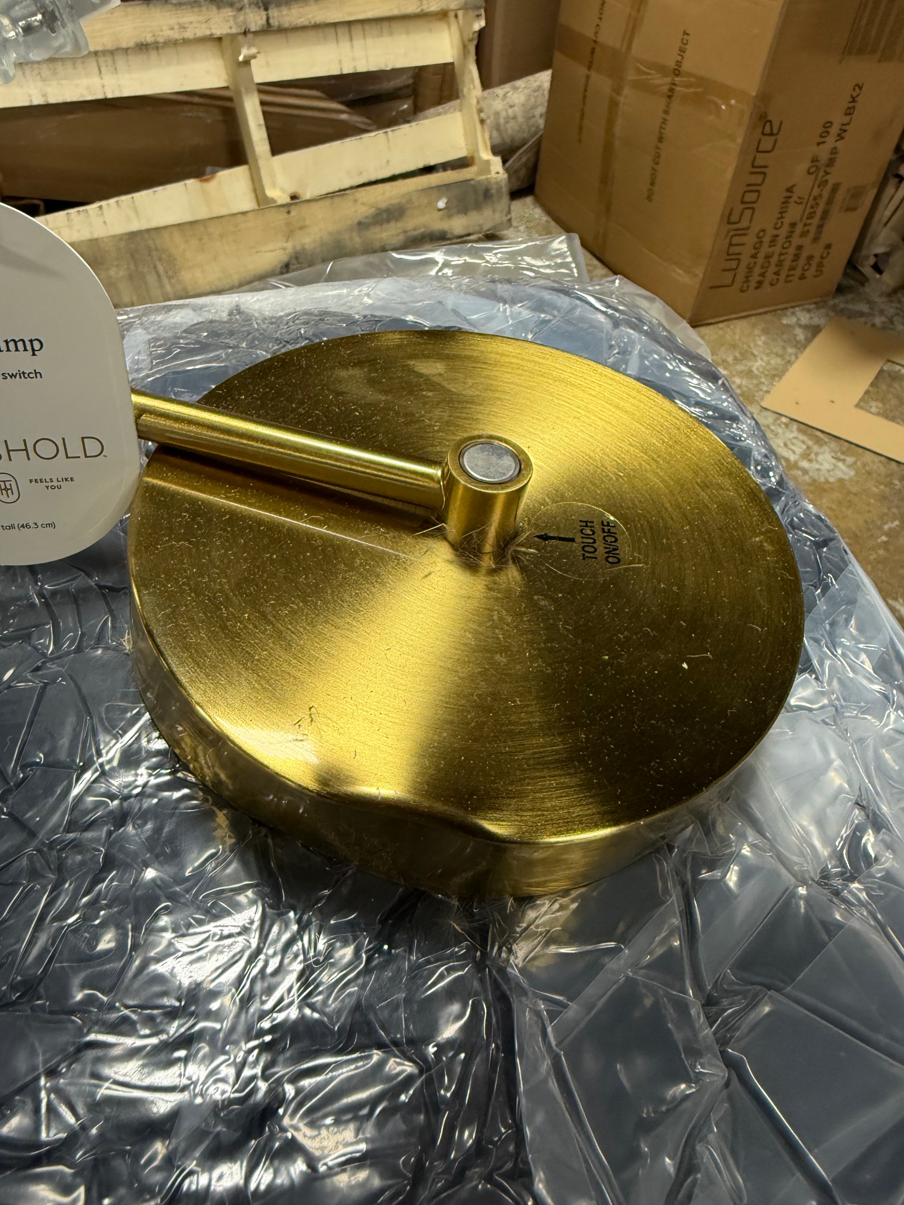 Glossy Metal Table Lamp