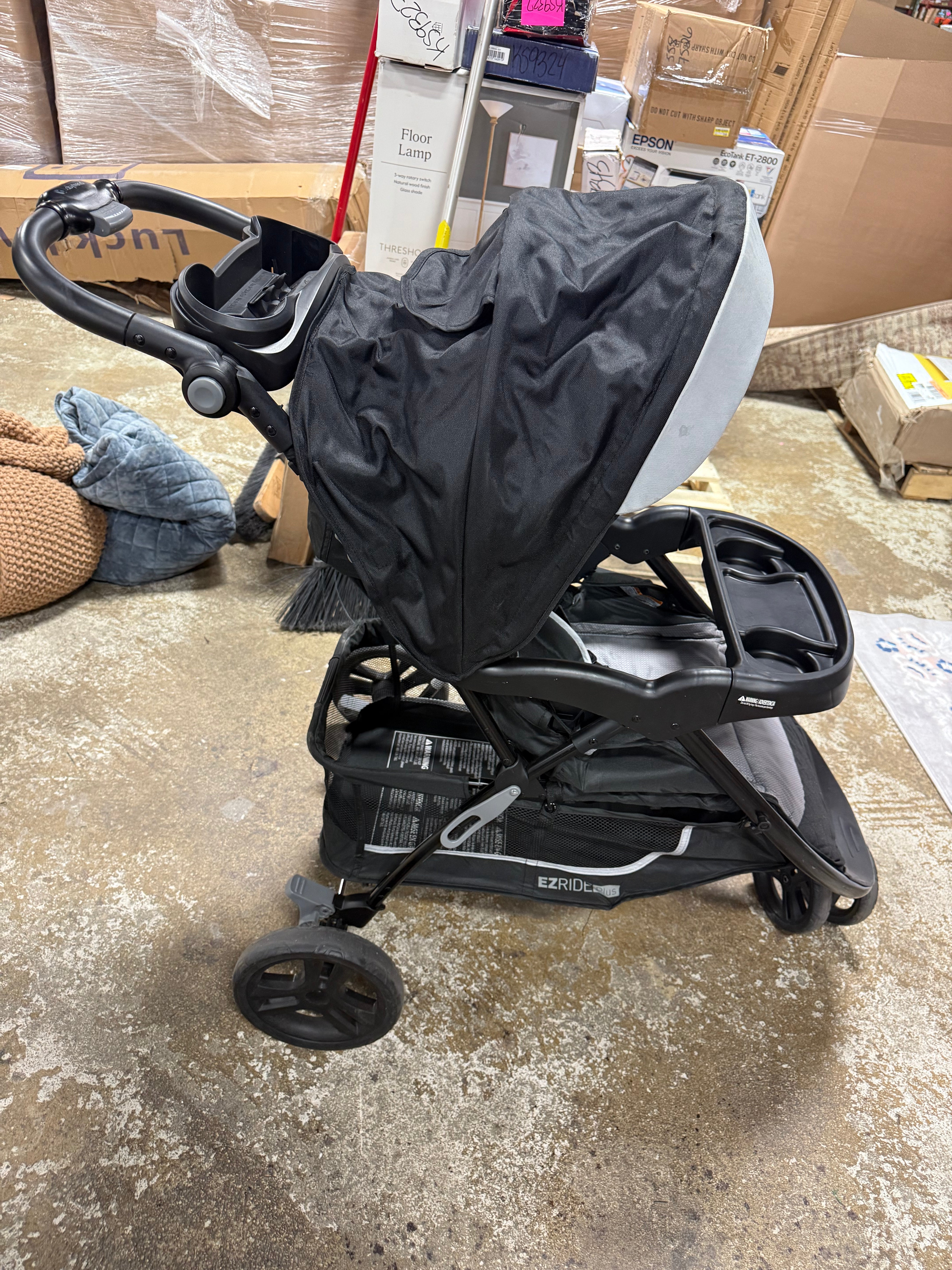 EZ Ride STROLLER ONLY - Carbon Black
