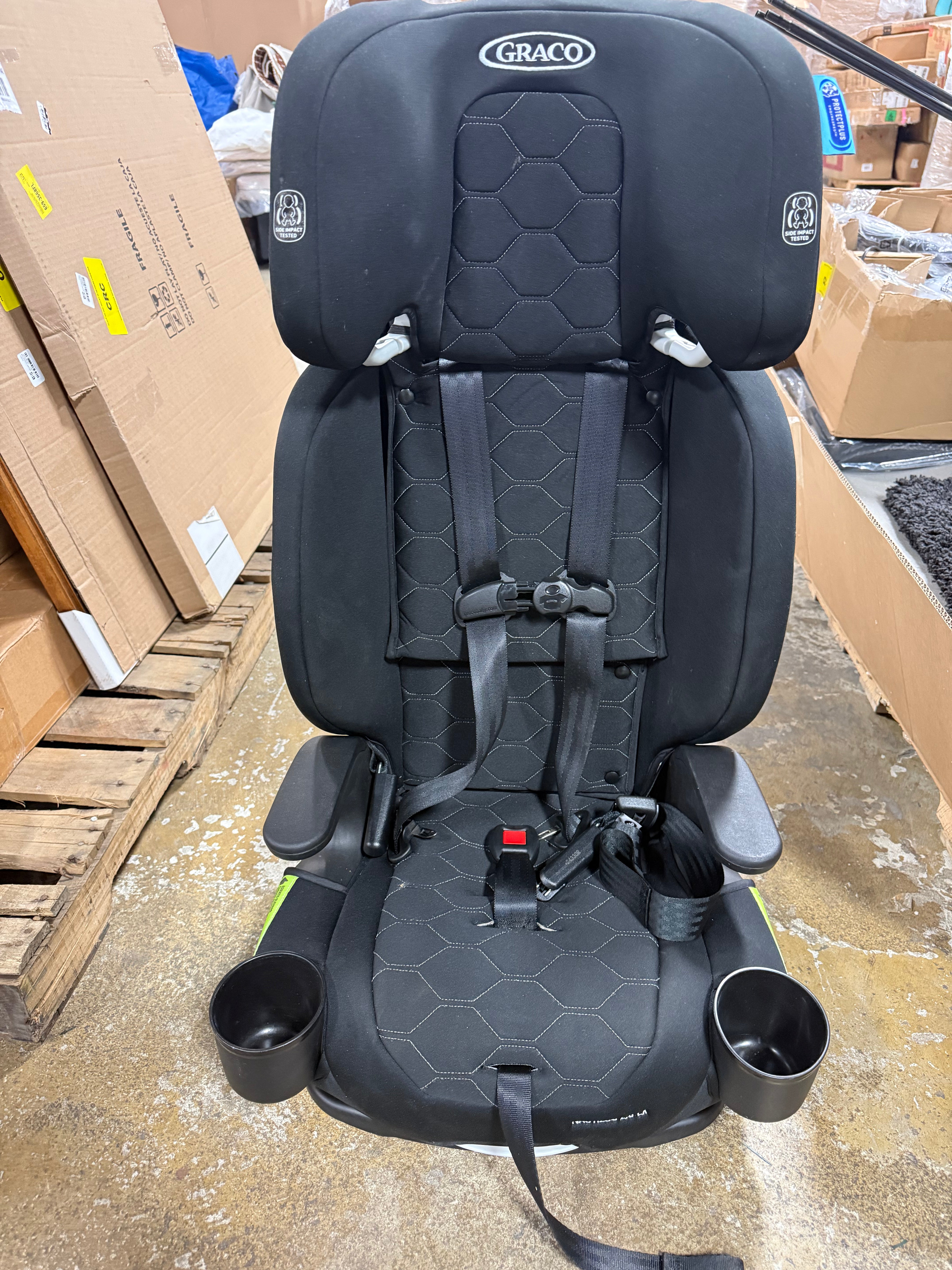 Nautilus 3-in-1 Harness Booster Car Seat - Hex