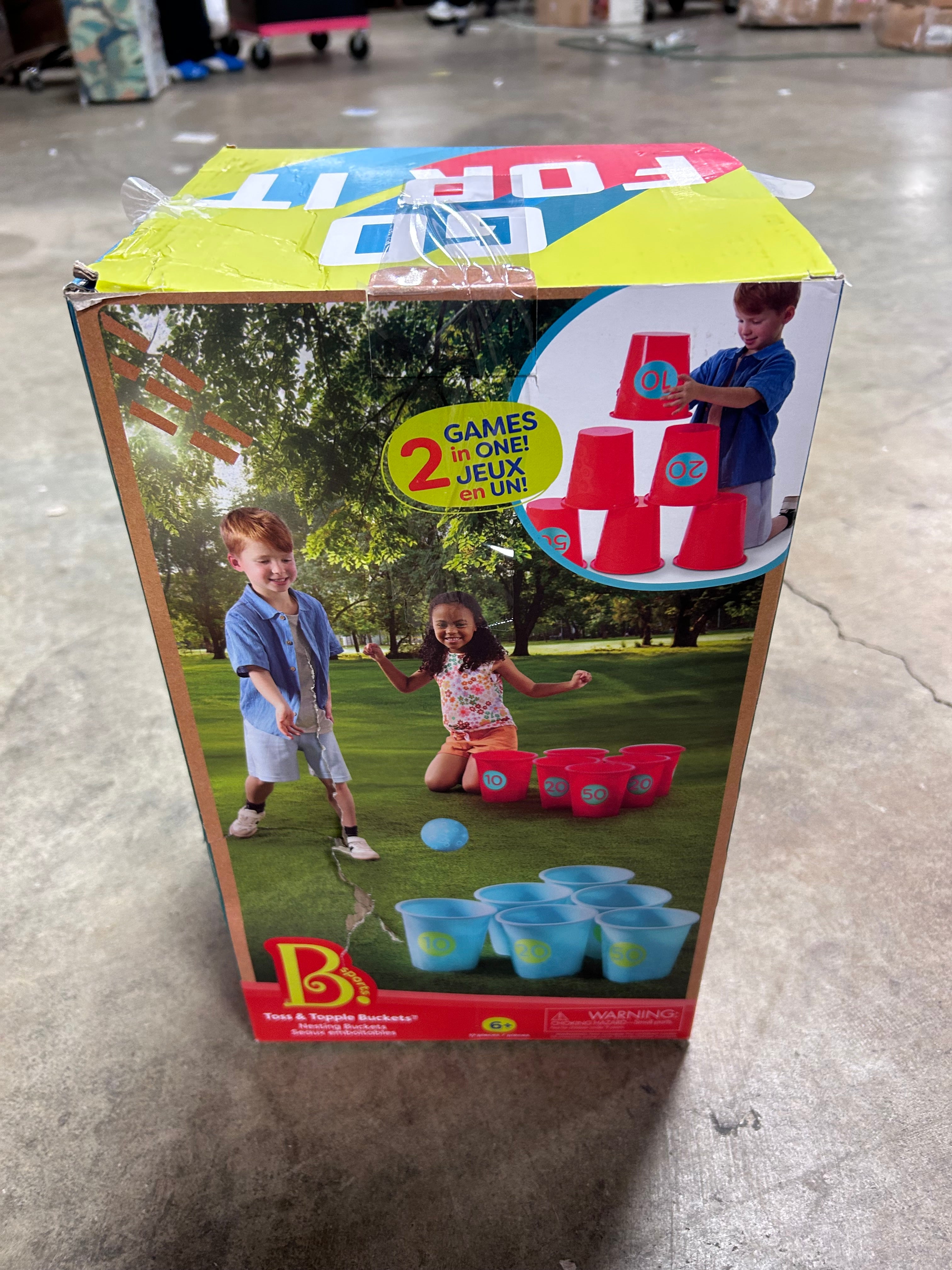 Toss & Topple Buckets – Salvage & Co Indy