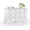 White Kader 6 - Drawer Dresser