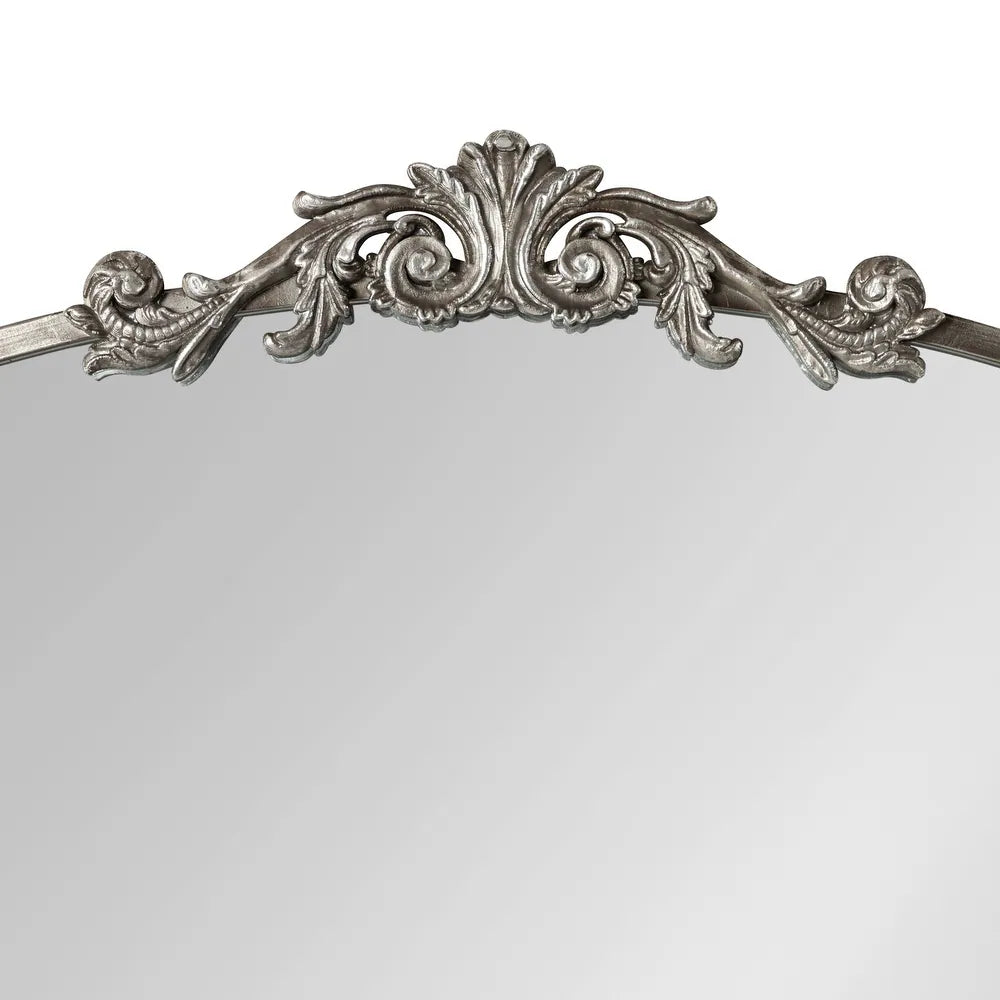 Arendahl Traditional Baroque Arch Wall Mirror - Silver – Salvage & Co Indy