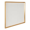 Calter Framed Linen Fabric Pinboard - Gold