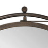 Baron Rustic Pivot Mirror, Raw Iron