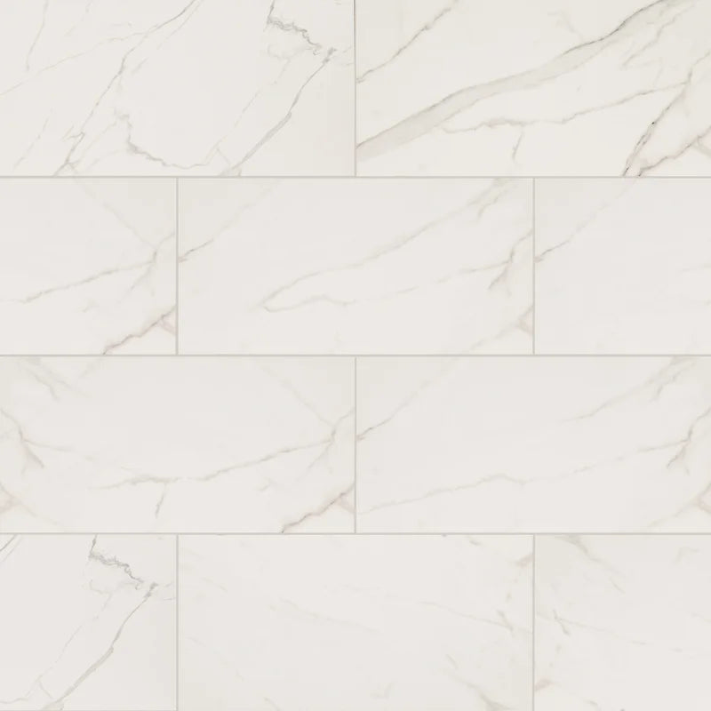 Kaya 12" x 24" Porcelain Marble Look Wall & Floor Tile