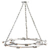 Arteriors Kaylor 18 - Light Dimmable Wagon Wheel Chandelier