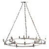 Arteriors Kaylor 18 - Light Dimmable Wagon Wheel Chandelier