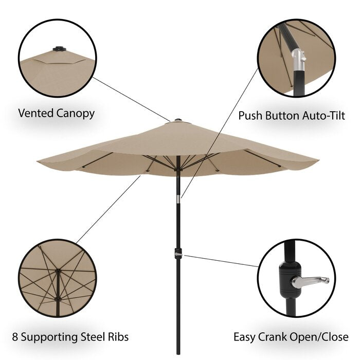 kelton patio umbrella Kelton Market Umbrella – Salvage & Co Indy