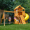 Boulder Station Wooden Swing Set / Playset with Tube Slide 5 Boxes