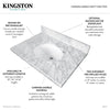 Kingston Brass Templeton Marble Vanity Sink Top