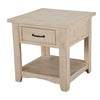 Tadyn Solid Wood End Table with Storage
