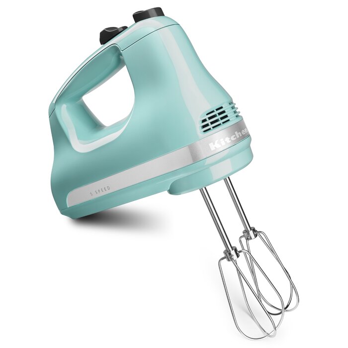 Aqua Sky KitchenAid 5 Speed Hand Mixer