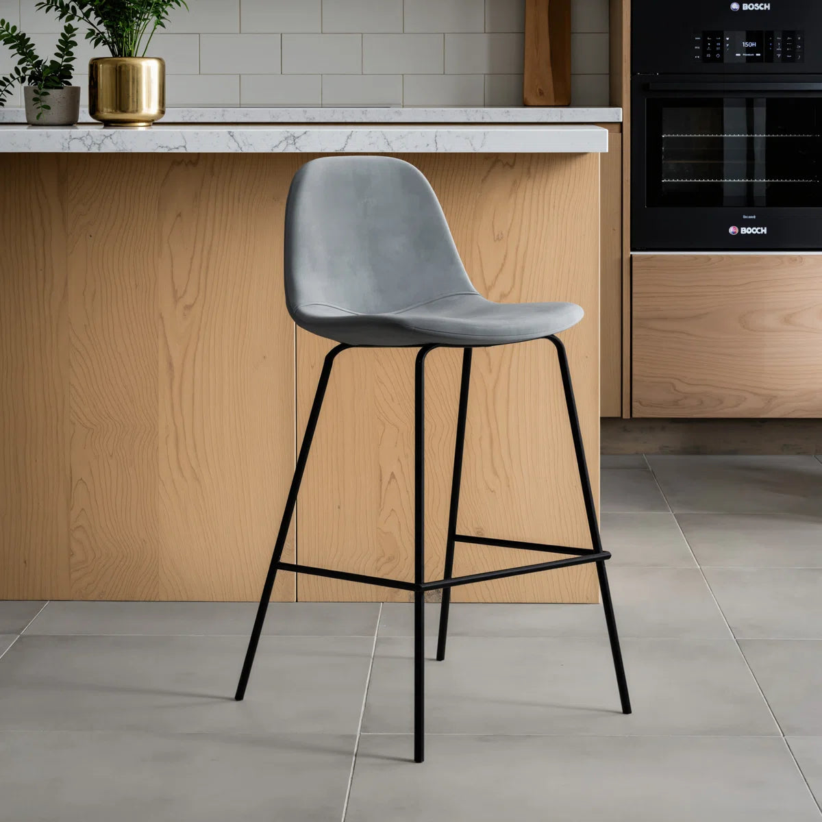 Upholstered Bar & Counter Stool (Set of 2)