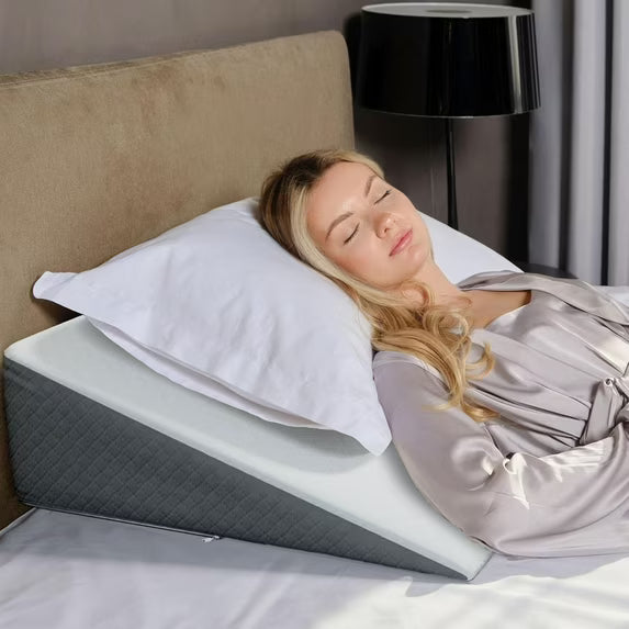 Bed Wedge Pillow with Memory Foam Top – Snoring Pillow