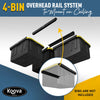 Koova Overhead Bin Rack System - 4 Sets