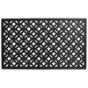 Krull Non-Slip Geometric Outdoor Doormat, Rectangle 1'5