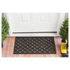 Krull Non-Slip Geometric Outdoor Doormat, Rectangle 1'5