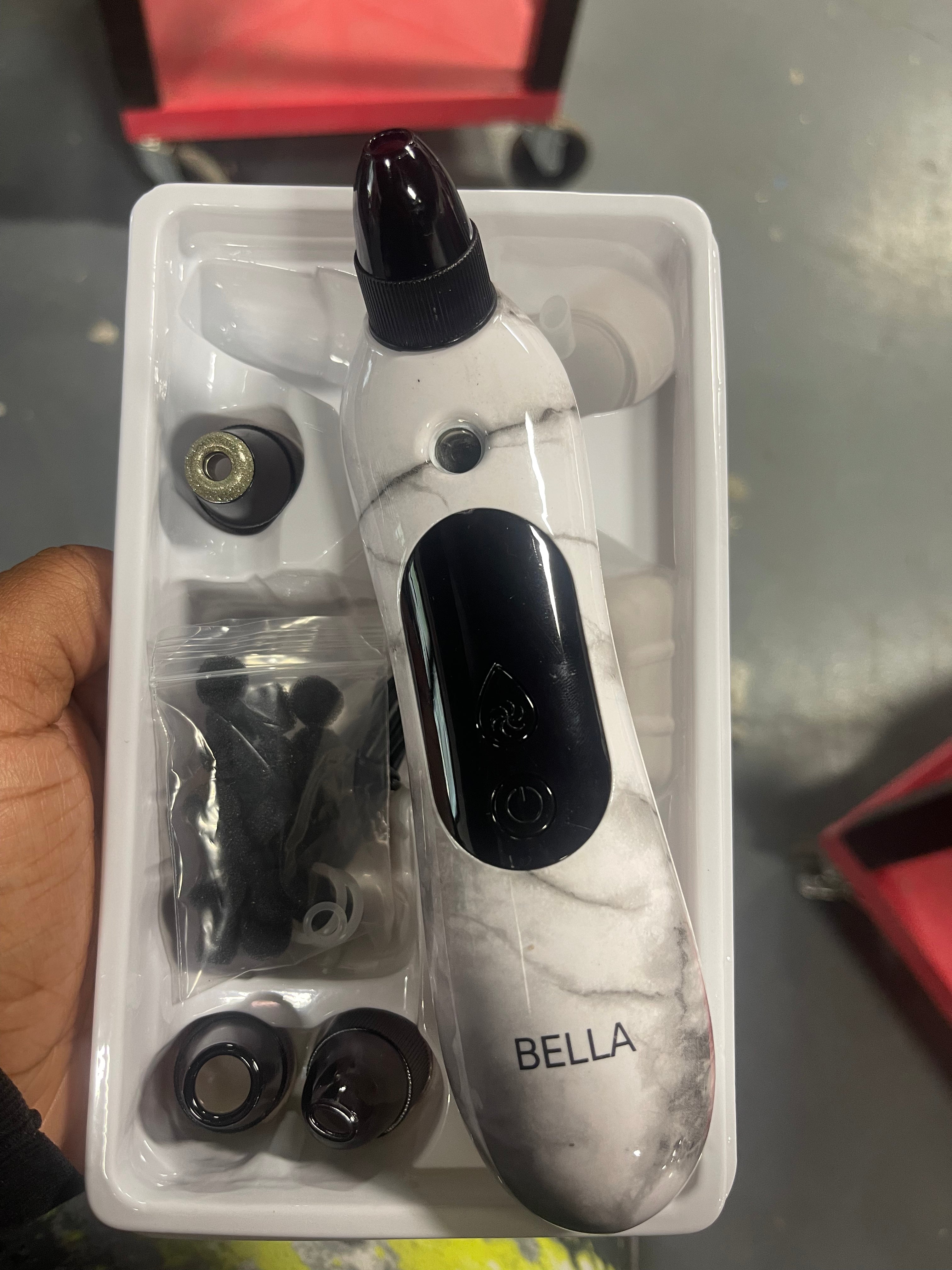 BELLA 3-in-1 Diamond Tip Microdermabrasion System, with Nano Mist & Pore Extraction